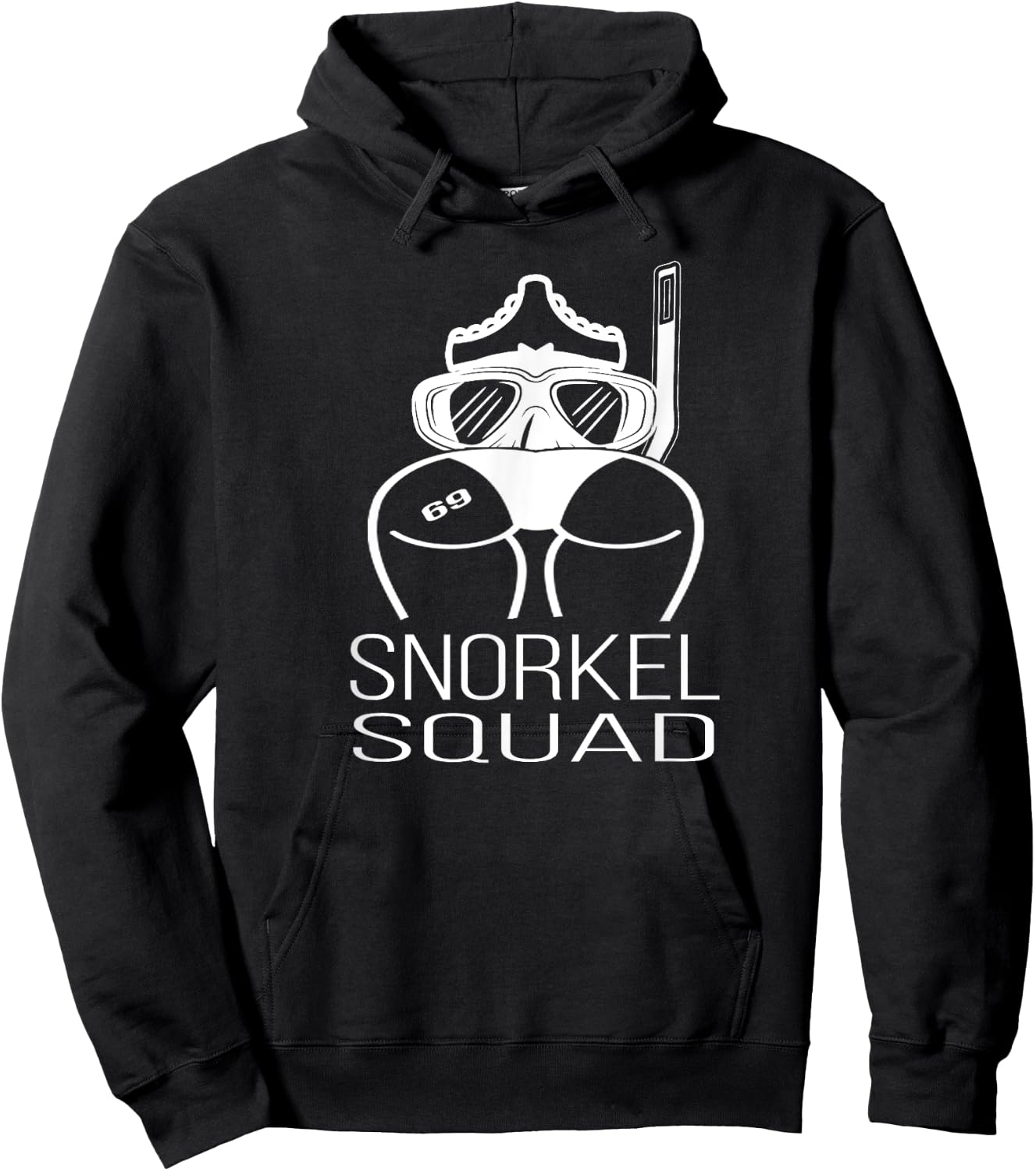 Snorkel Squad funny Bum Snorkeler 69 gift Hoodie - Hoodie | Black