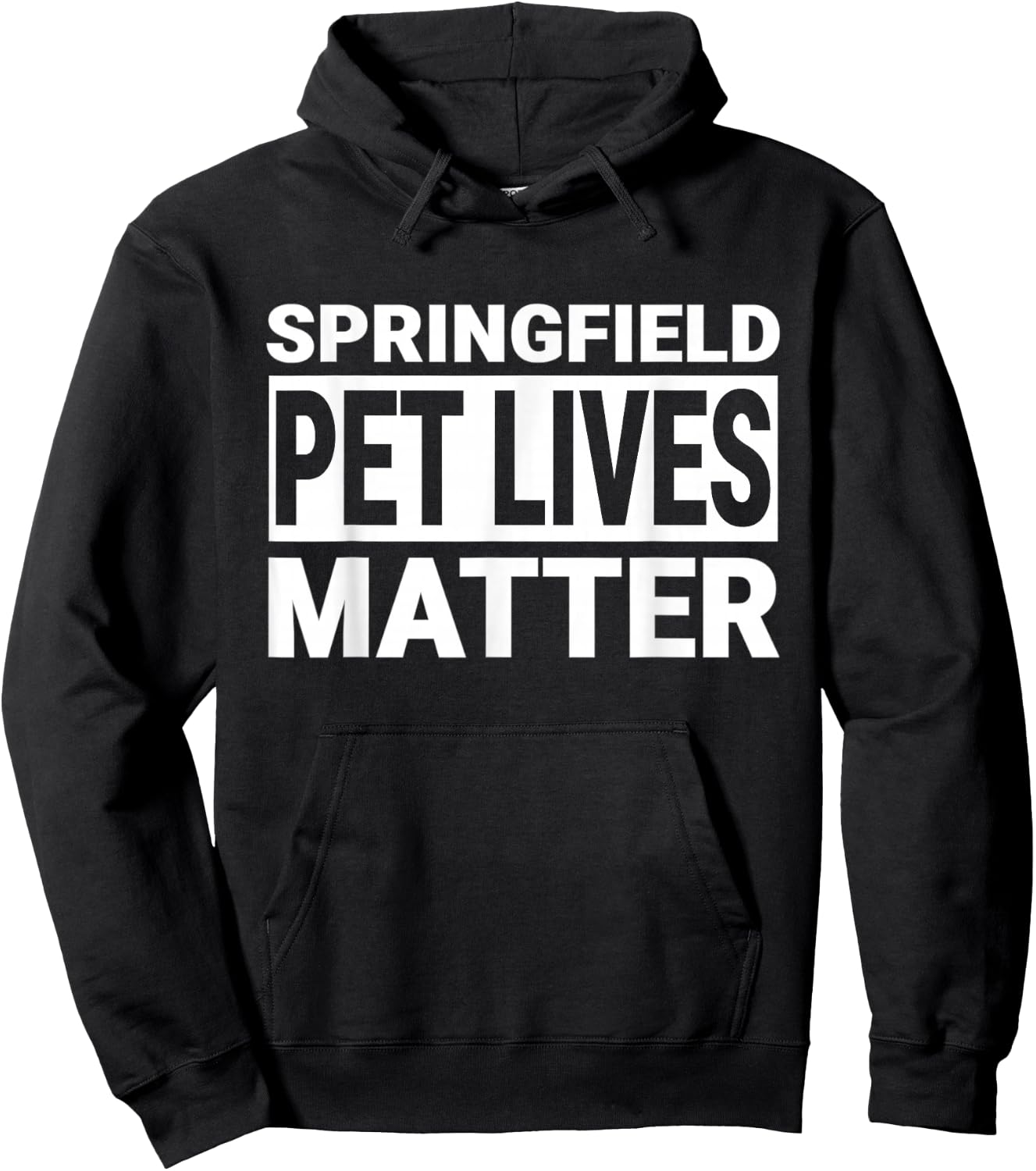 They are Eating The Dogs Cats Springfield Pet Lives Matter Hoodie - Hoodie | Black