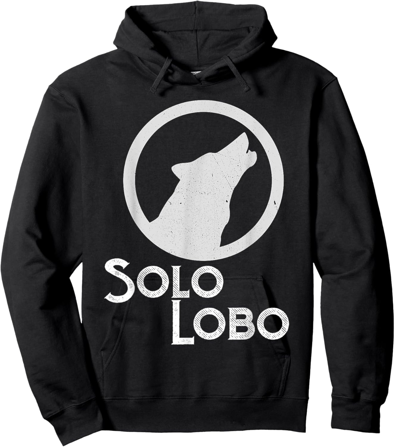 Lone Wolf Solo Lobo Individual Nonconformist Hoodie - Hoodie | Black