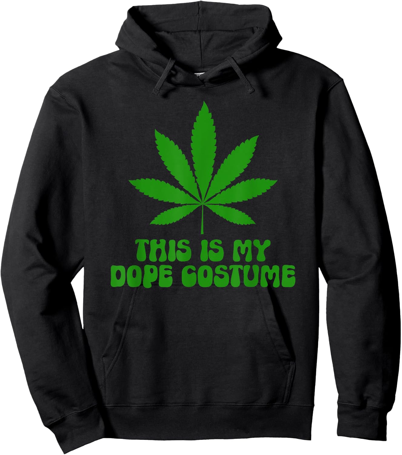 This Is My Dope Costume Weed Smoking Stoner Marijuana Hoodie - Hoodie | Black