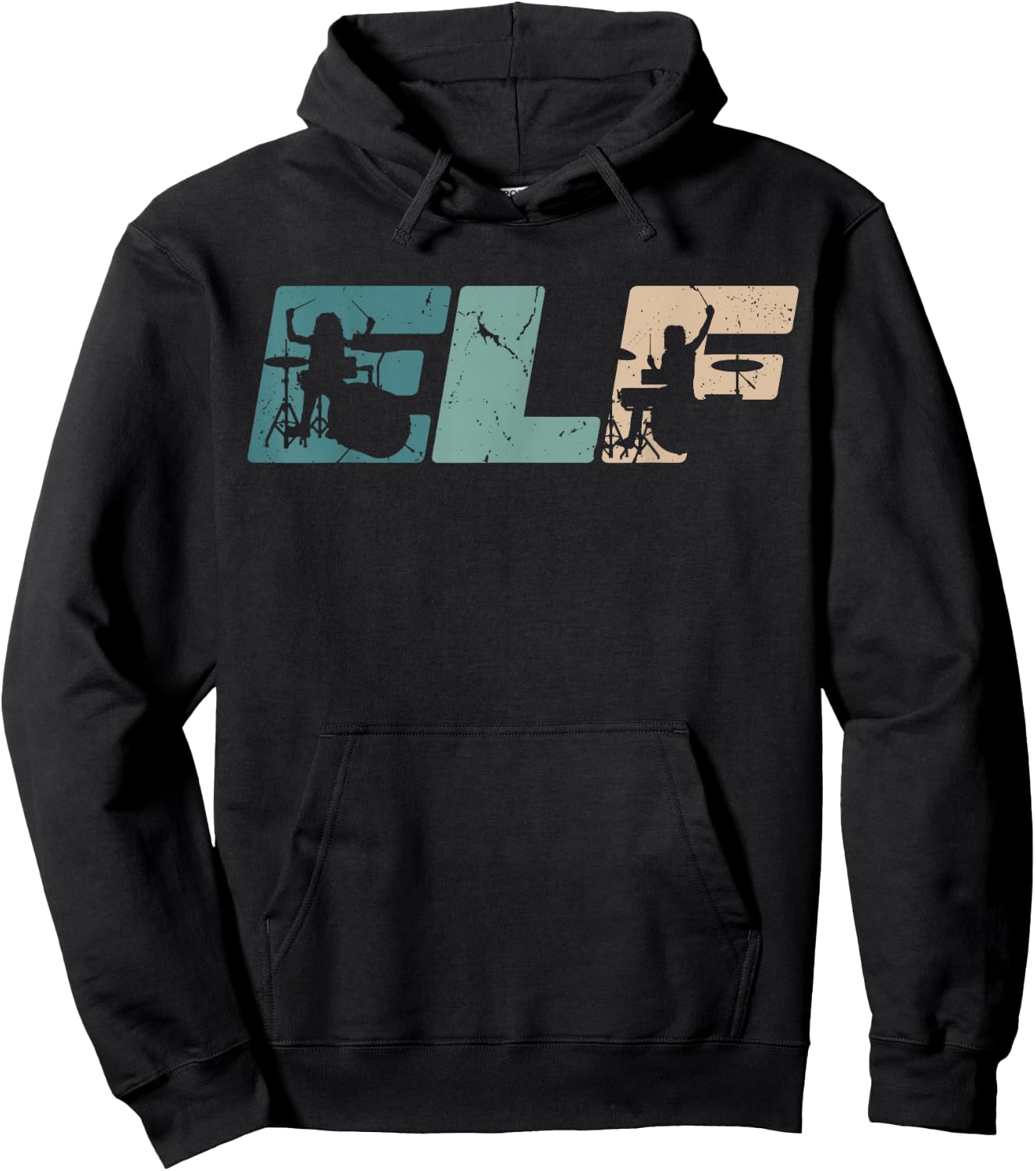Schlagzeuger 11 Jahre | Drummer | 11. Geburtstag Junge Hoodie - Hoodie | Black