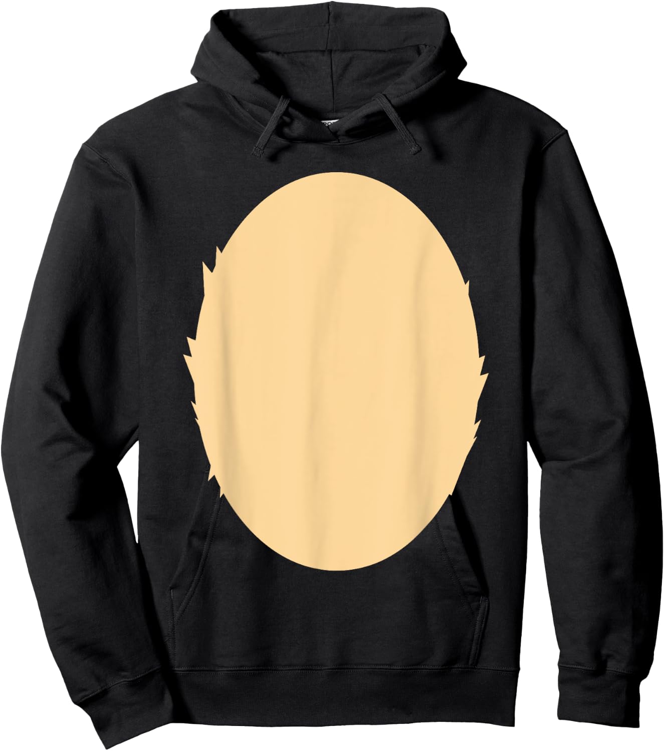 Bear Belly Lazy Halloween Easy Costume Funny Halloween Hoodie - Hoodie | Black