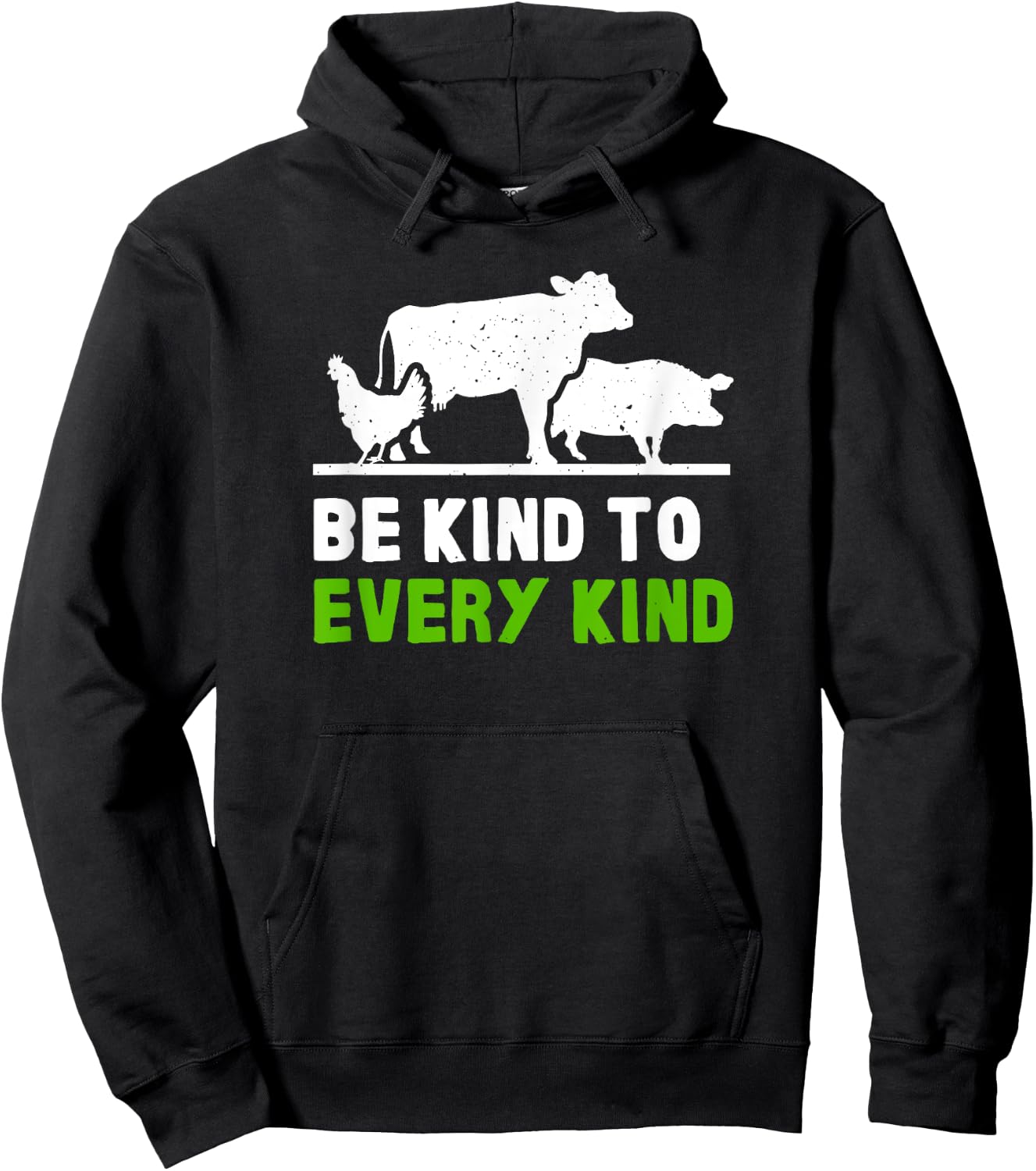 Vegan Vegetarian Kitchen Chef Cook Health Animal Rights Hoodie - Hoodie | Black