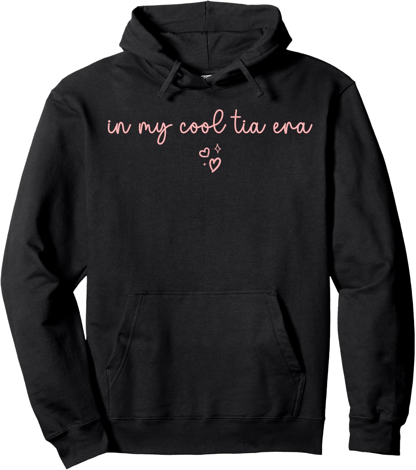 In My Cool Tia Era Cool Aunt For Mother's Day Baby Shower Hoodie - Hoodie | Black