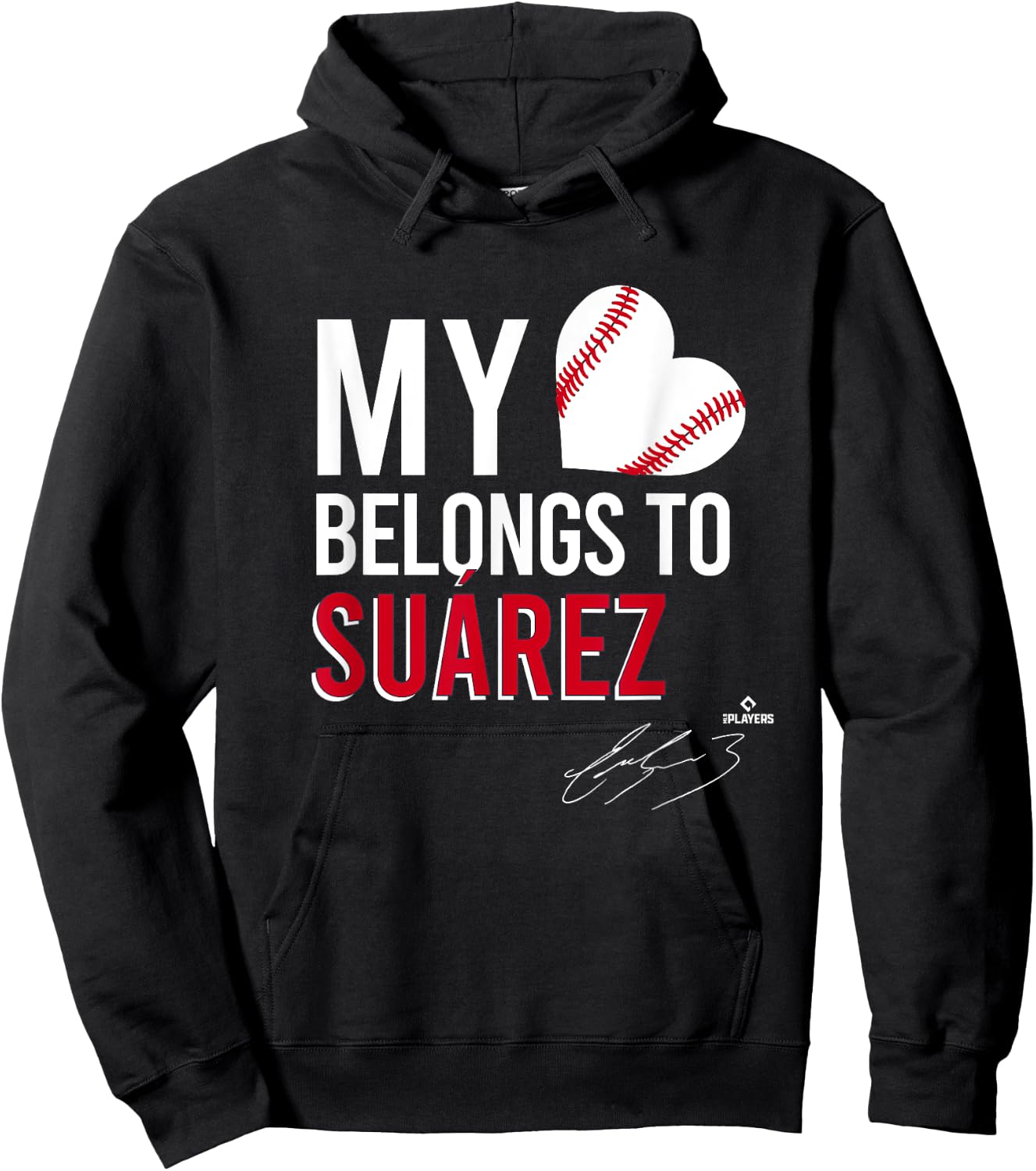 My Heart Belongs To Eugenio Suarez Hoodie - Hoodie | Black
