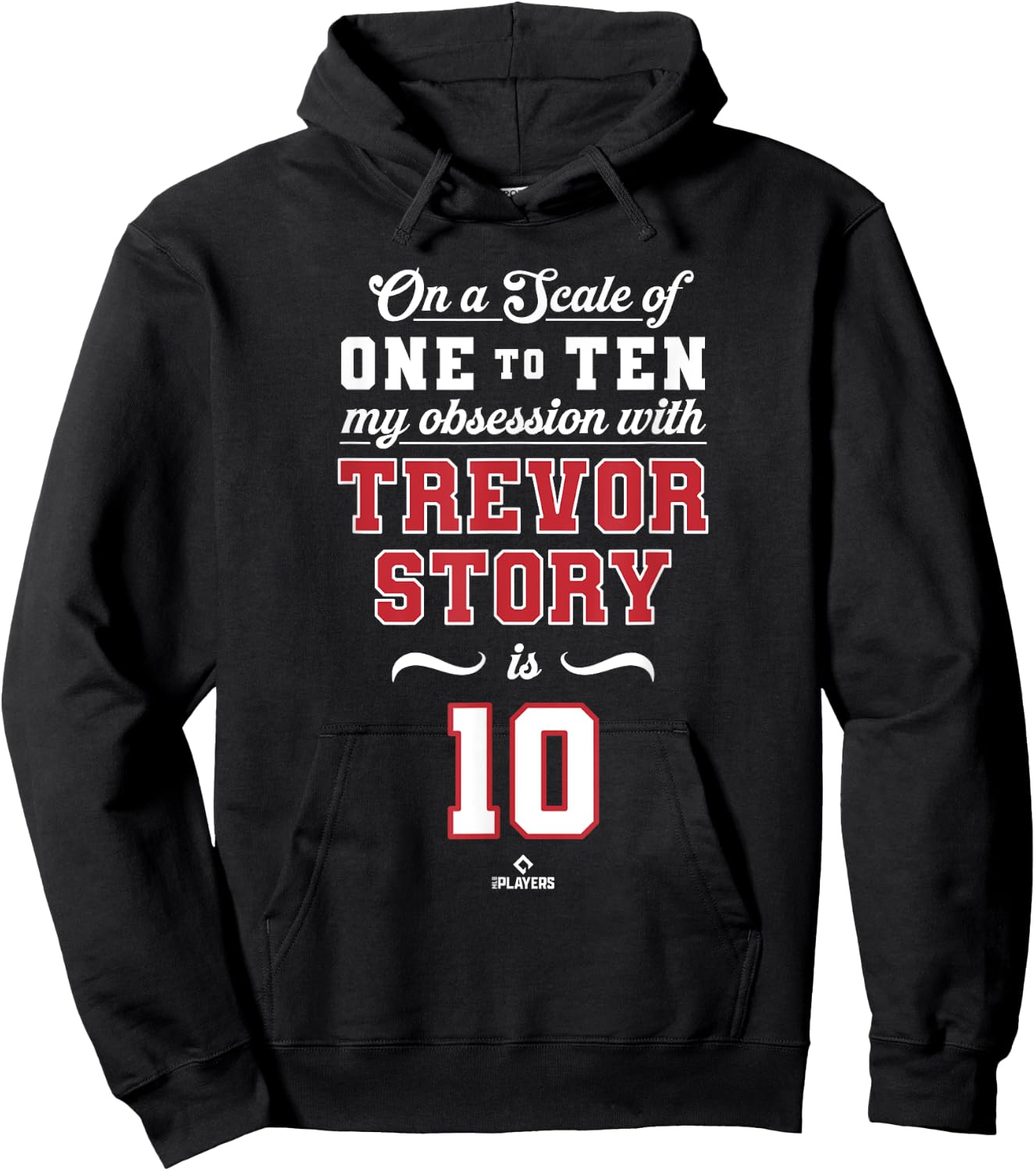 Obsession Trevor Story 10 Boston MLBPA Hoodie - Hoodie | Black