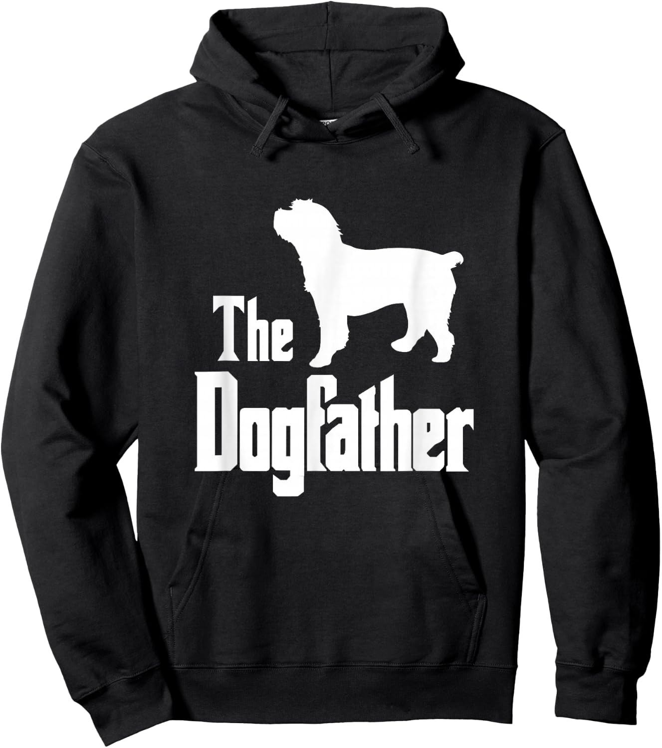 The Dogfather - funny dog gift, funny Cockapoo Hoodie - Hoodie | Black