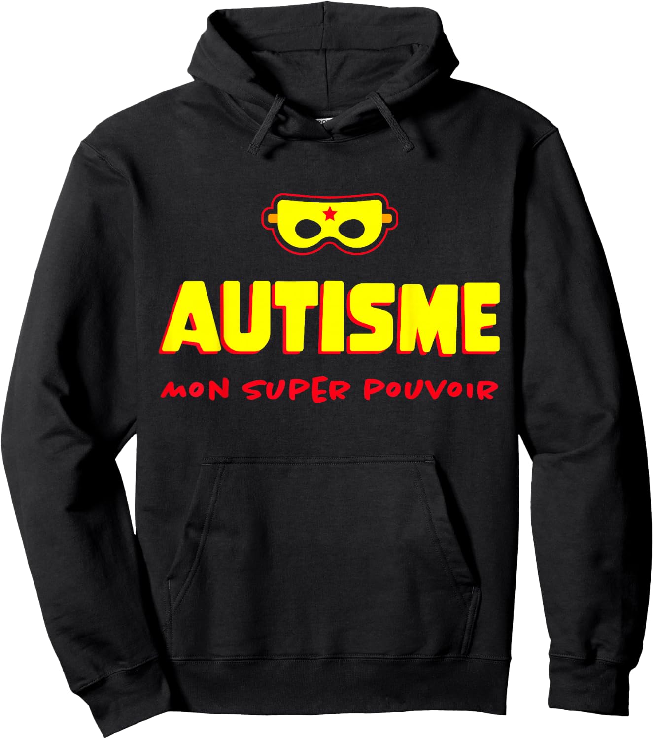 Humour Autisme Super Pouvoir Sensibilisation All in Blue , Blue, S Hoodie - Hoodie | Black