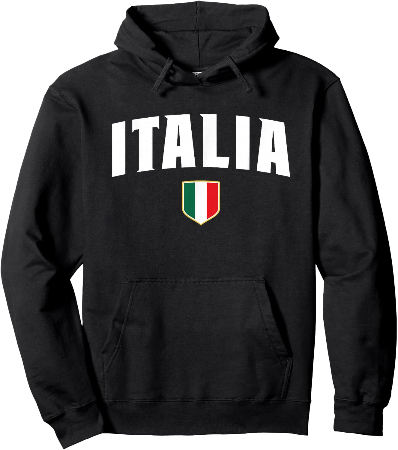 Italian Flag Italy Shirt Vintage Italia Boys & , blue Hoodie - Hoodie | Black