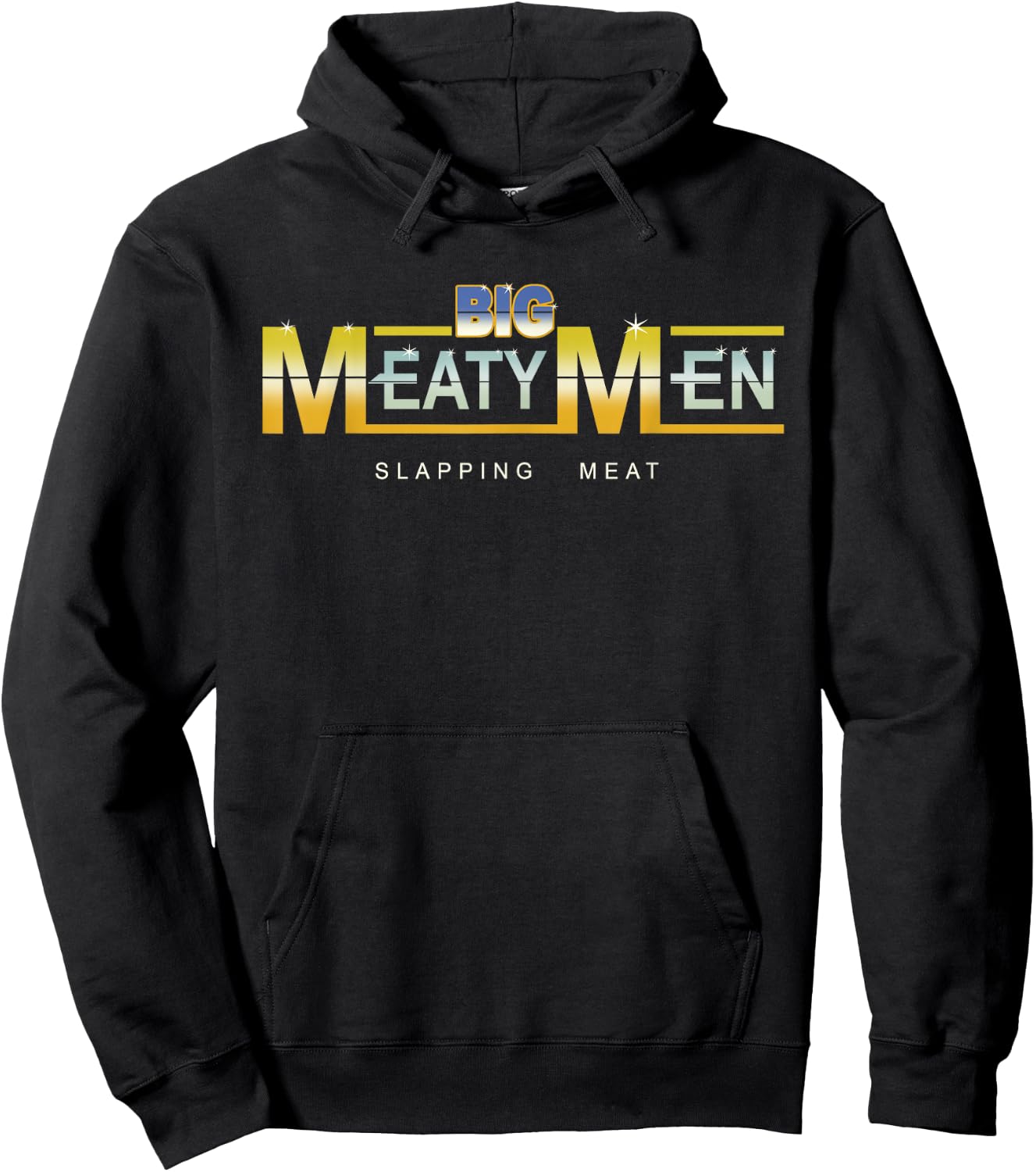 vBig Meaty Men Slapping Meat Apparel Hoodie - Hoodie | Black