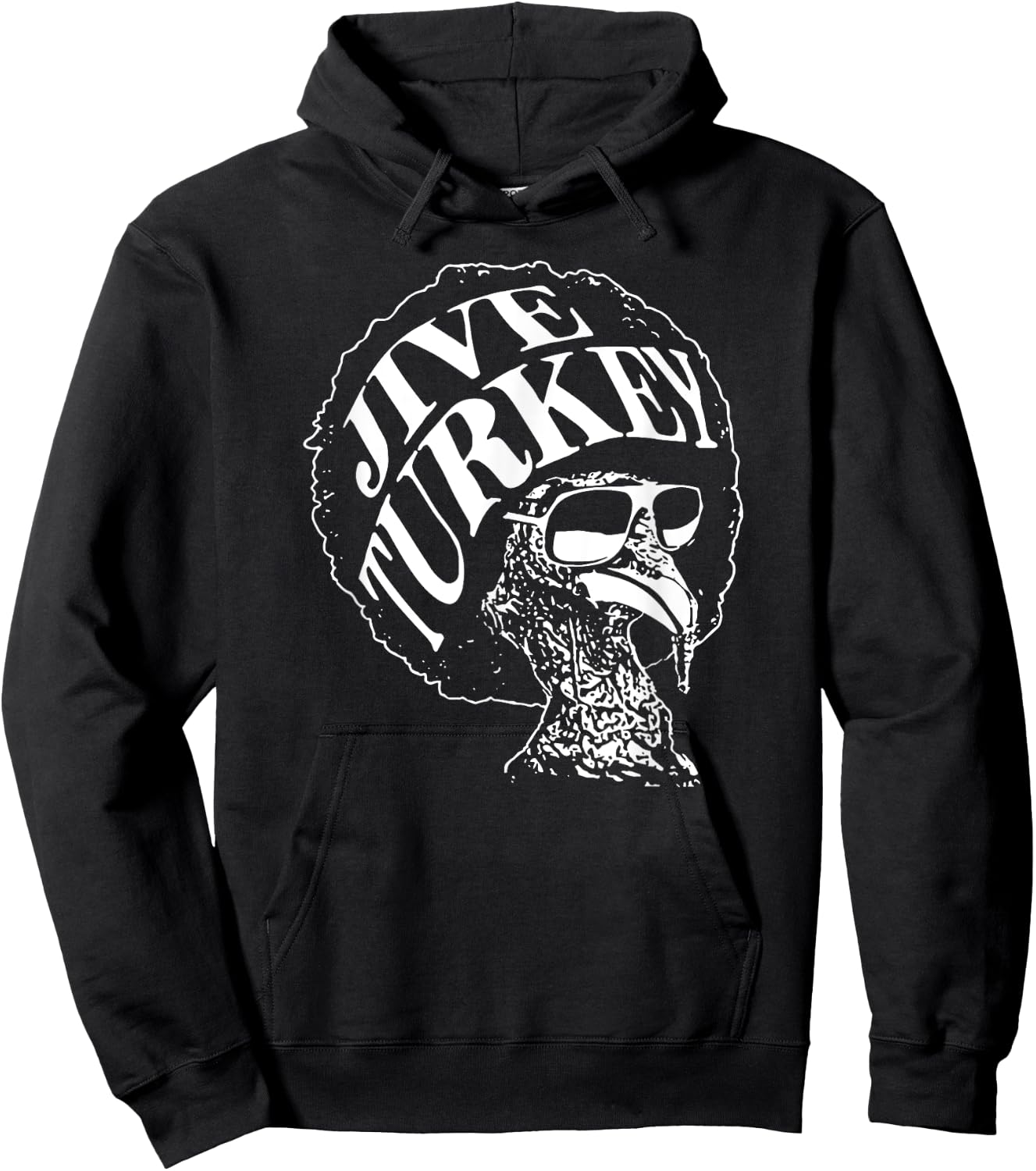 Funny jive thanksgiving cool turkey day retro Hoodie - Hoodie | Black