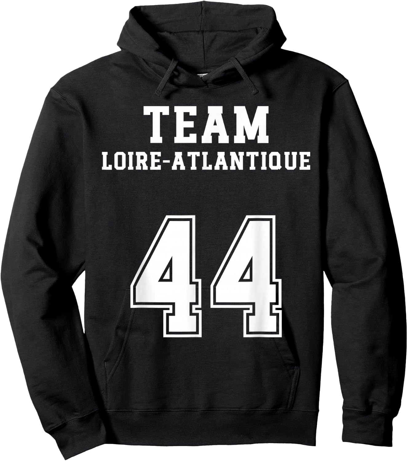 Loire-Atlantique Humour Team Pays de la Loire Region Nantes , Black, S Hoodie - Hoodie | Black
