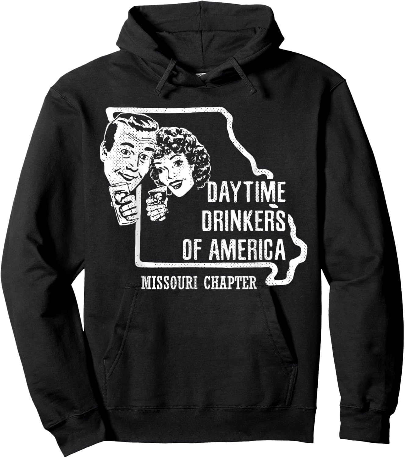 Missouri Day Drinking Shirt Beer Wine Drinker Alcohol Gift Hoodie - Hoodie | Black