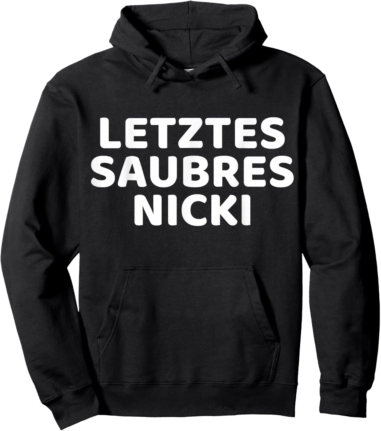 Last Saubres Nicki , black Hoodie - Hoodie | Black