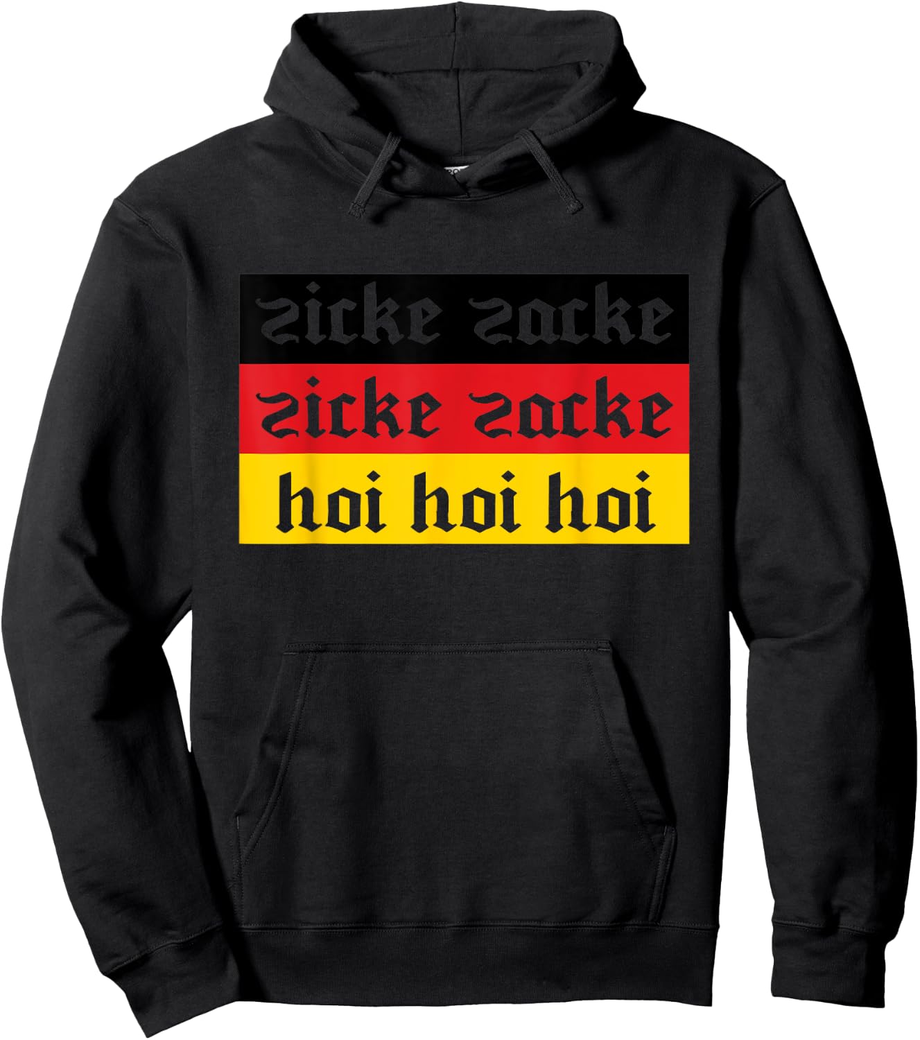 Zicke Zacke Zicke Zacke German Oktoberfest Drinking Hoodie - Hoodie | Black
