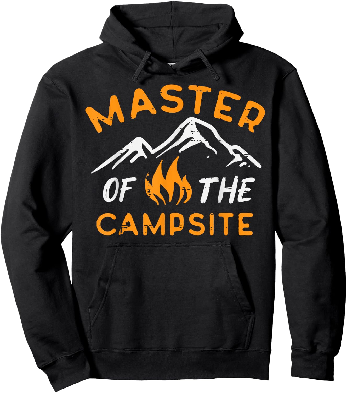 Master Of Campsite Camping Camper Dad Men Women Boys Kids Hoodie - Hoodie | Black