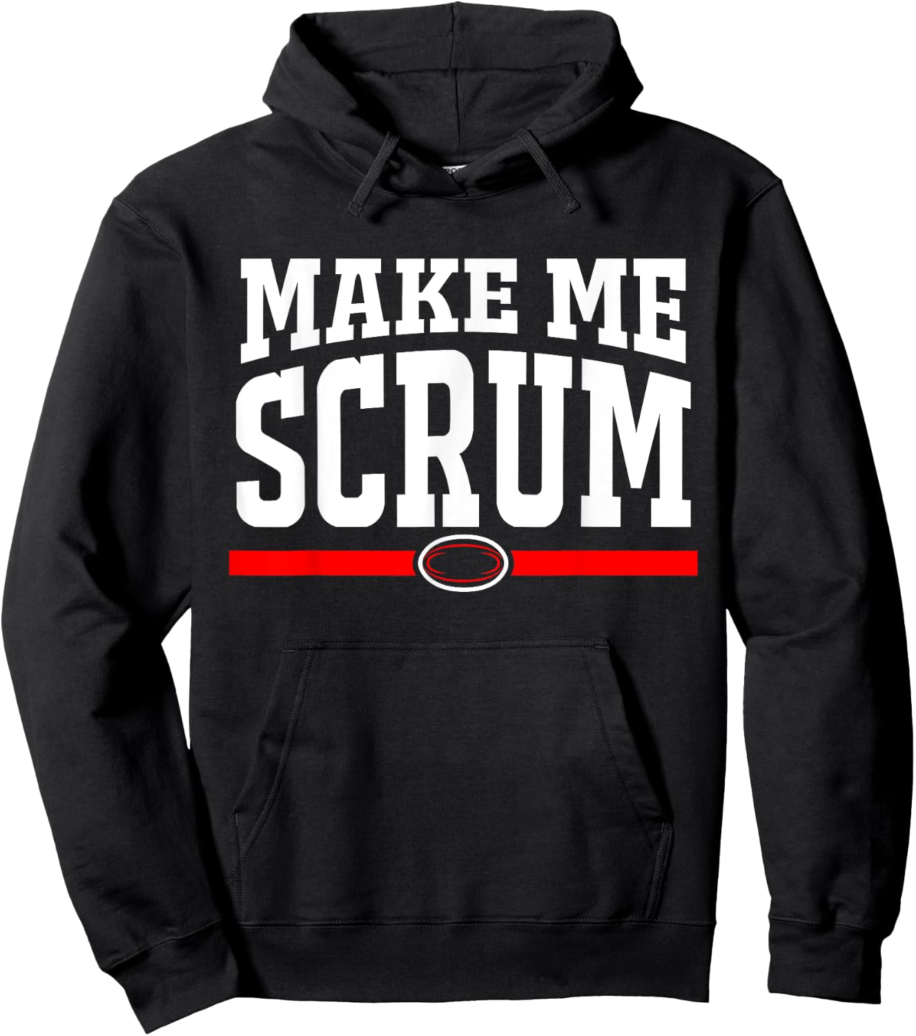 Make Me Scrum Funny Rugby Player Men Women Hoodie - Hoodie | Black