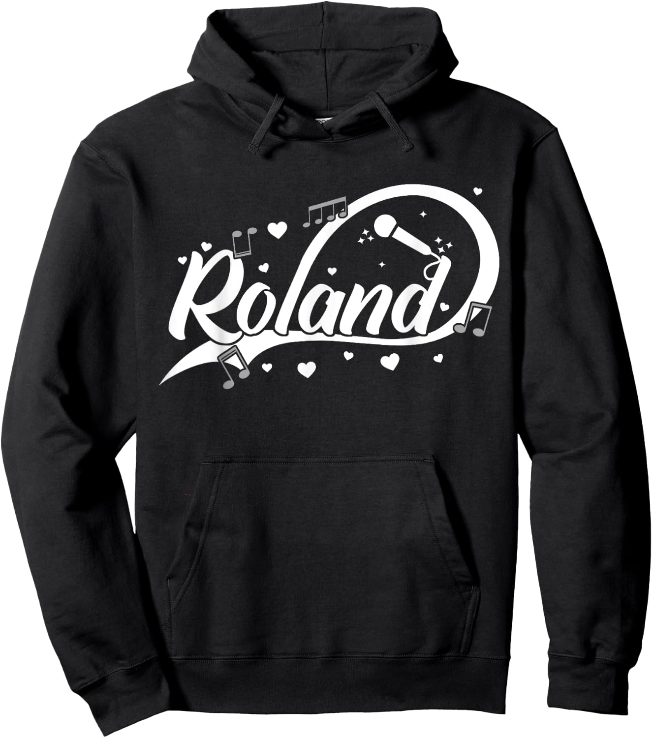 Roland | Mikrophon | Mikrofon Hoodie - Hoodie | Black