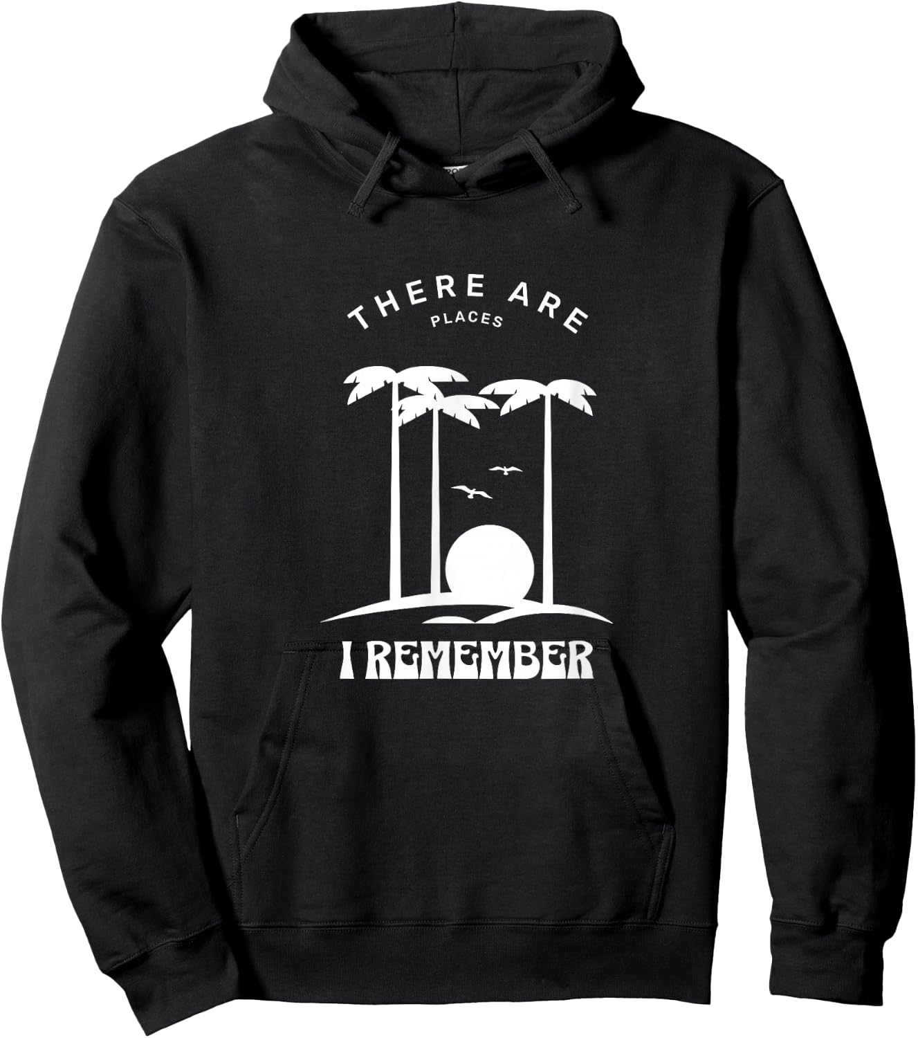 There are places I remember Hoodie - Hoodie | Black
