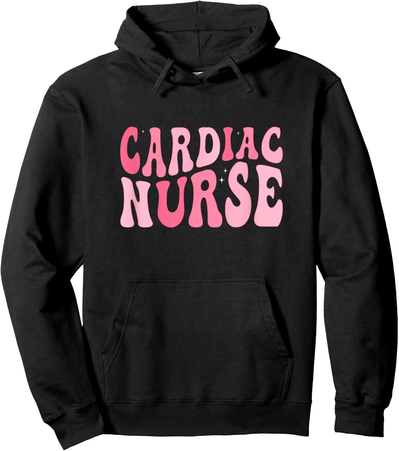 Groovy Cardiac Nurse Cicu Cvicu Cardiology Heart Healthcare Hoodie - Hoodie | Black