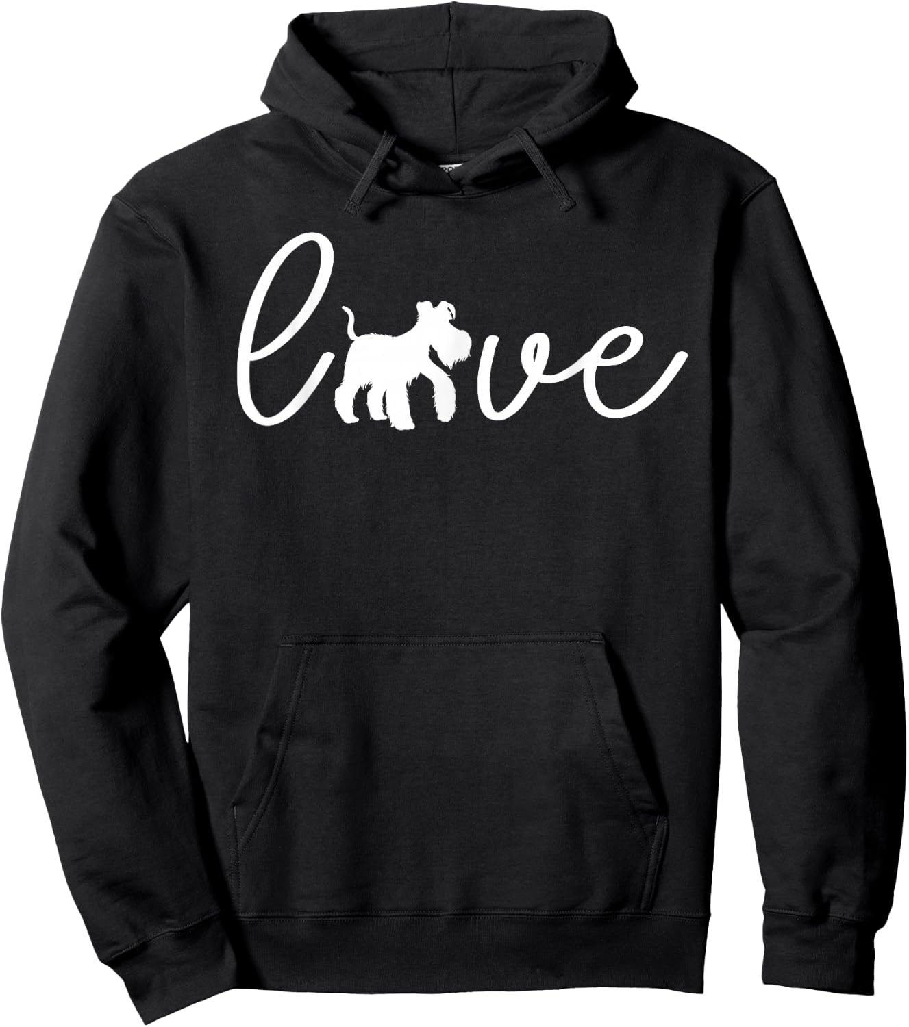 Love Miniature Schnauzer Hoodie - Hoodie | Black