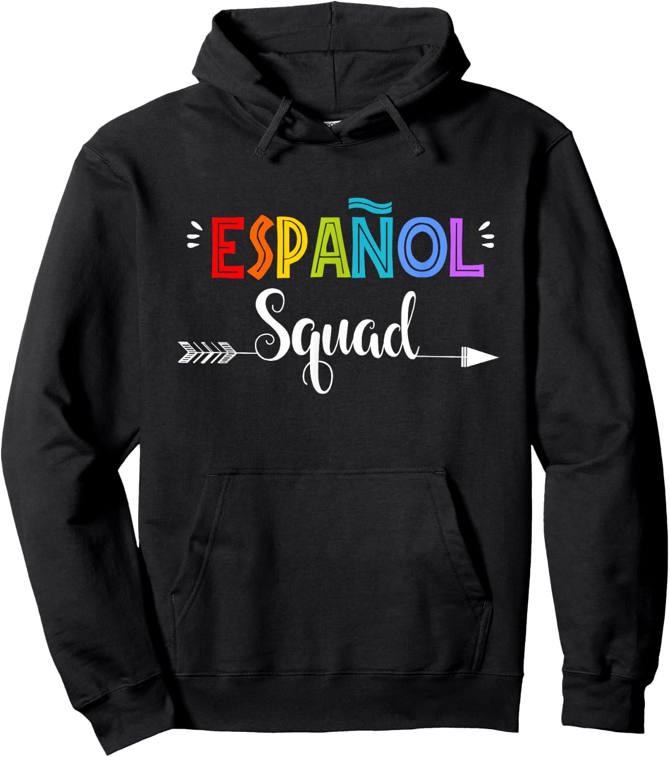 Espanol Squad Spanish Student Teacher Back To School Men Women Girls Kids Hoodie - Hoodie | Black