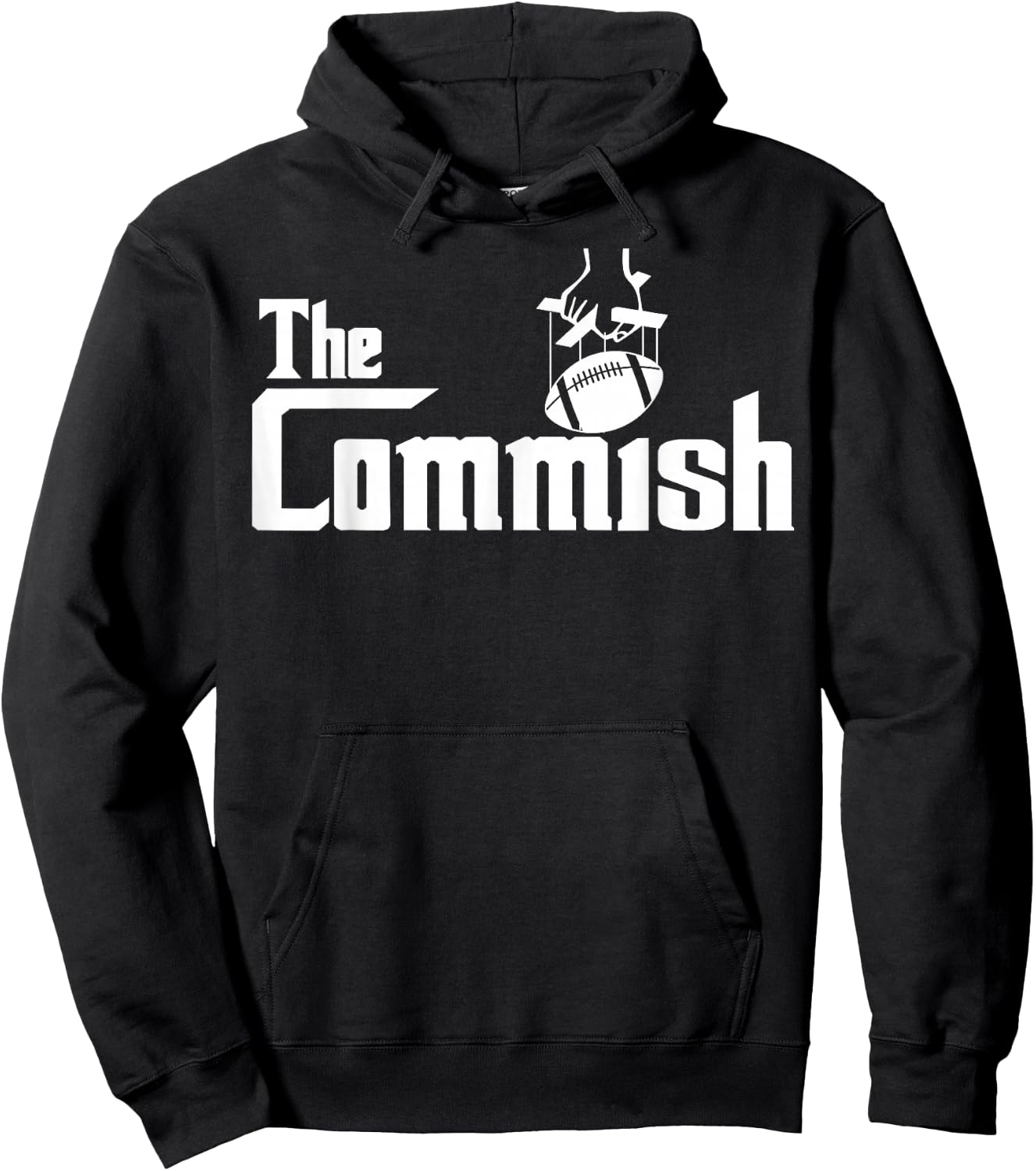 The Commish funny Fantasy Football The Commish Hoodie - Hoodie | Black