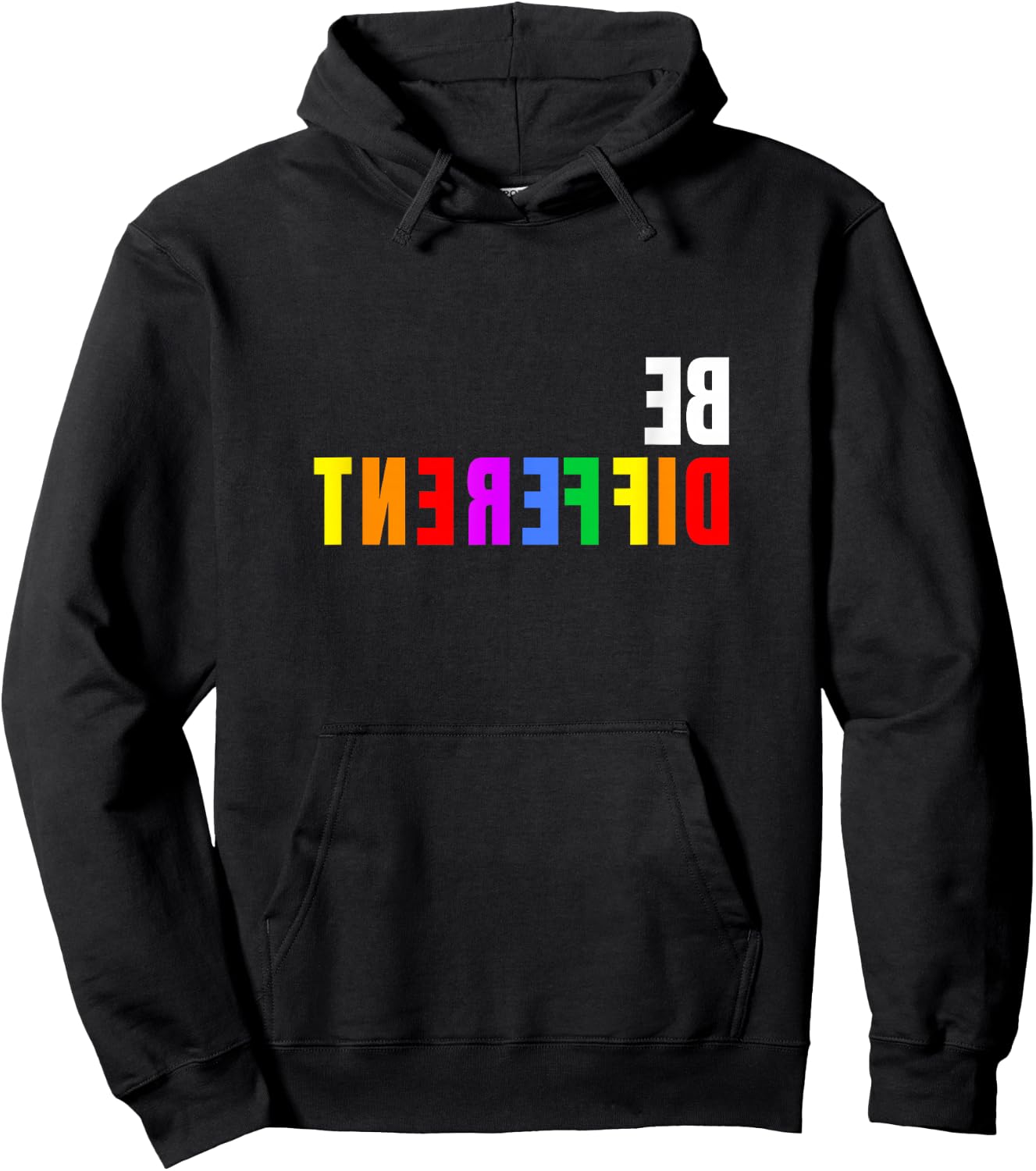LGBT Schwul Lesbisch CSD Parade Sei Anders unterschiedlich Hoodie - Hoodie | Black