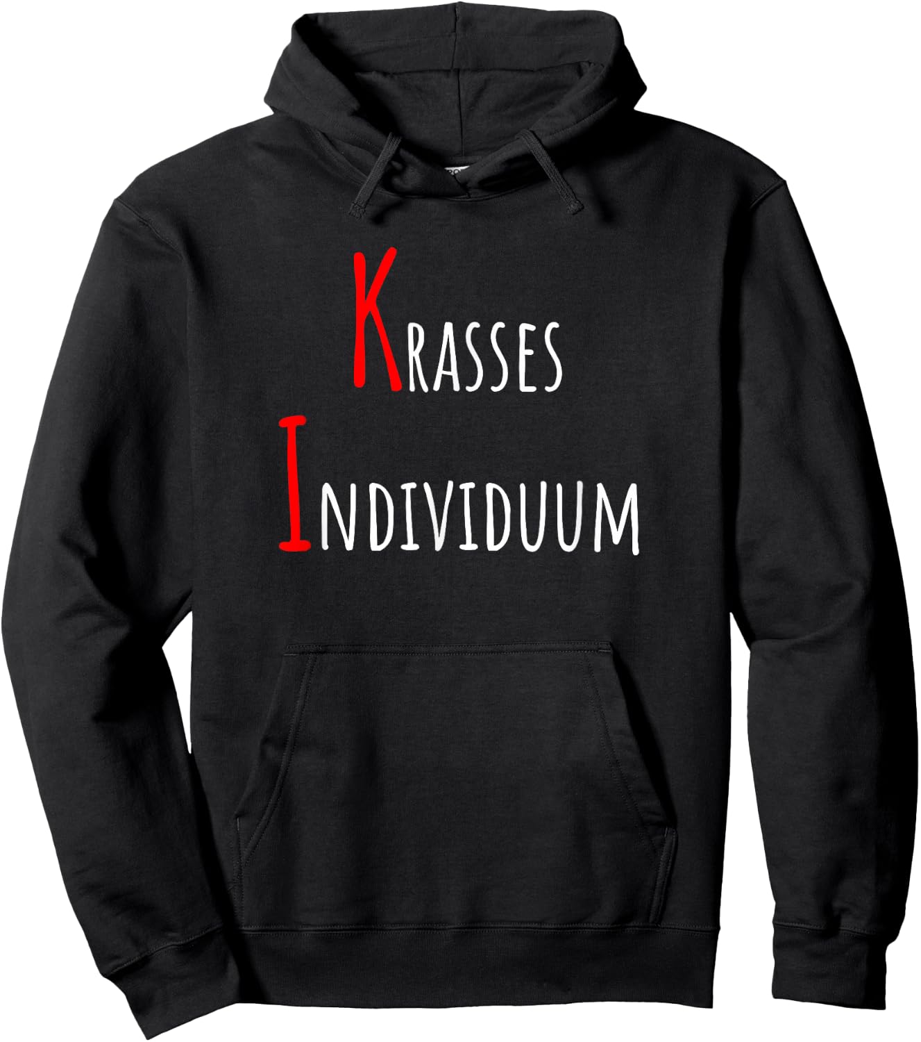 KI Krasses Individuum lustige Künstliche Intelligenz Sprüche Hoodie - Hoodie | Black