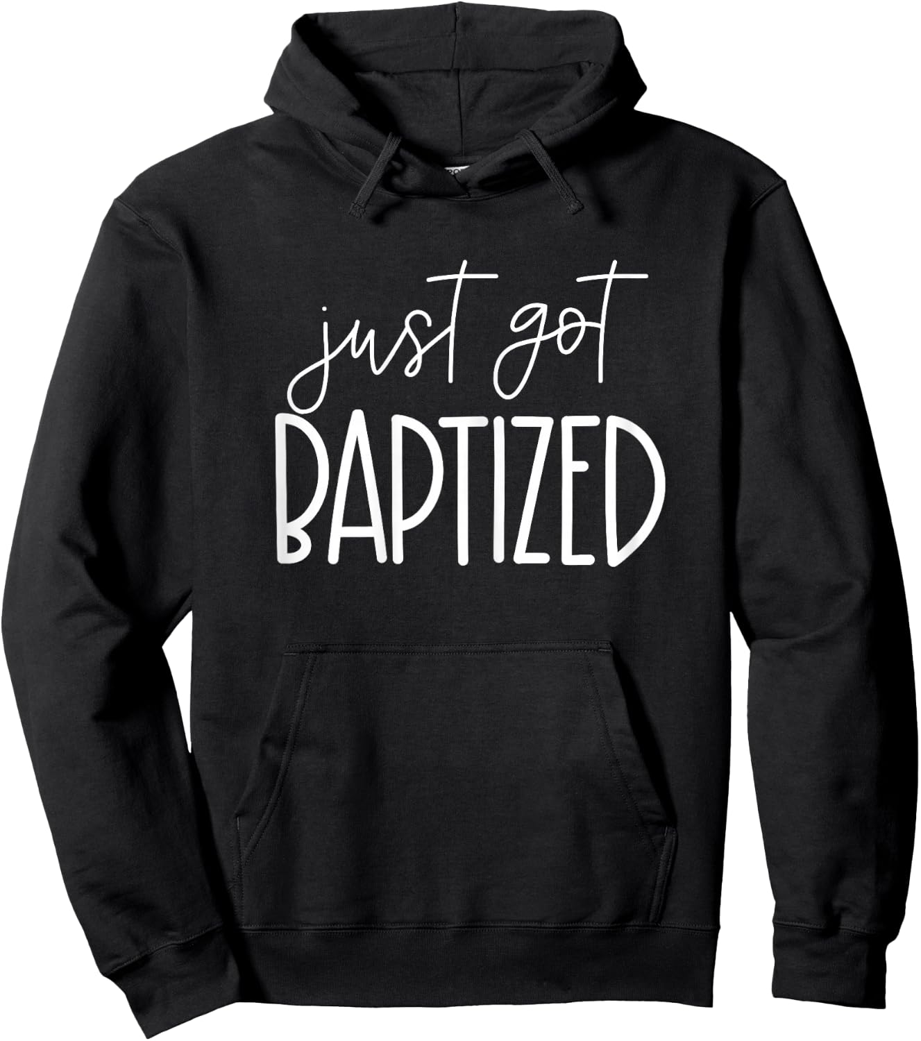I Just Got Baptized Goddaughter Christening Girl Christening Hoodie - Hoodie | Black