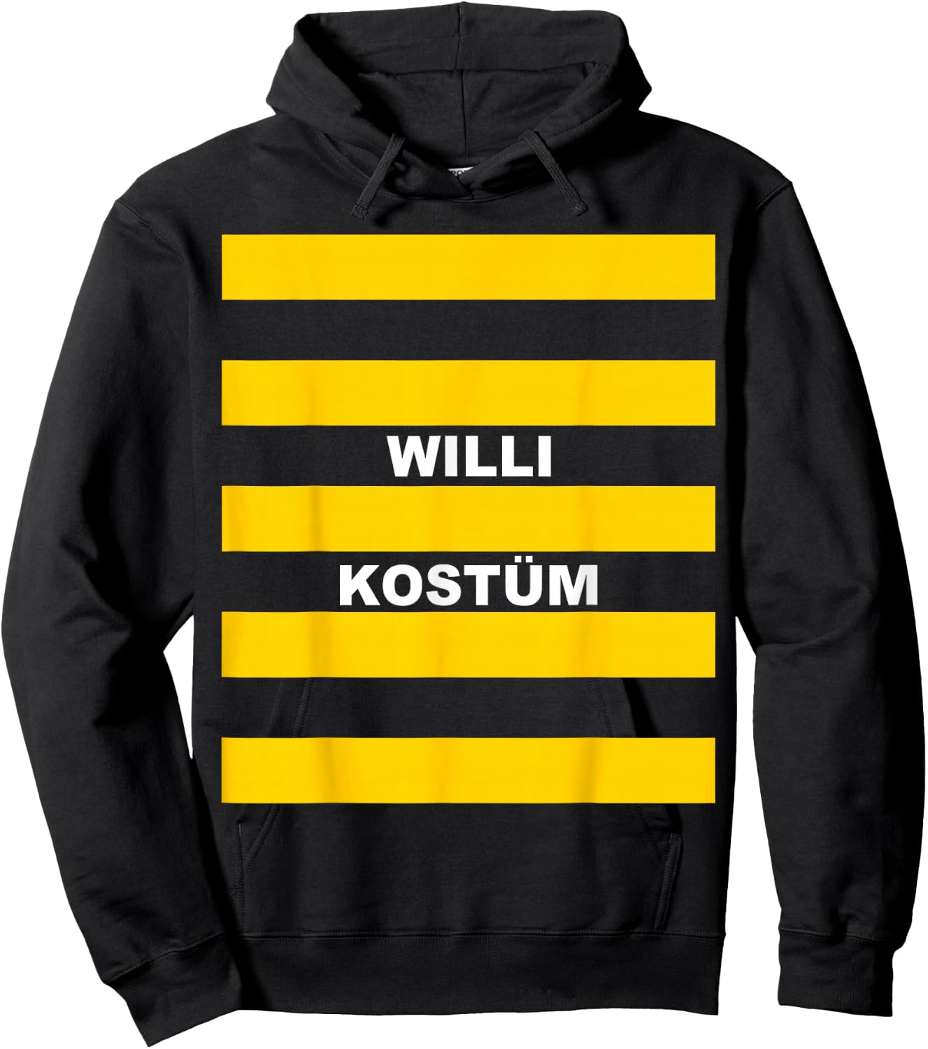 Bee Costume Willi Bee Costume Couple Costume Bee Carnival , black Hoodie - Hoodie | Black