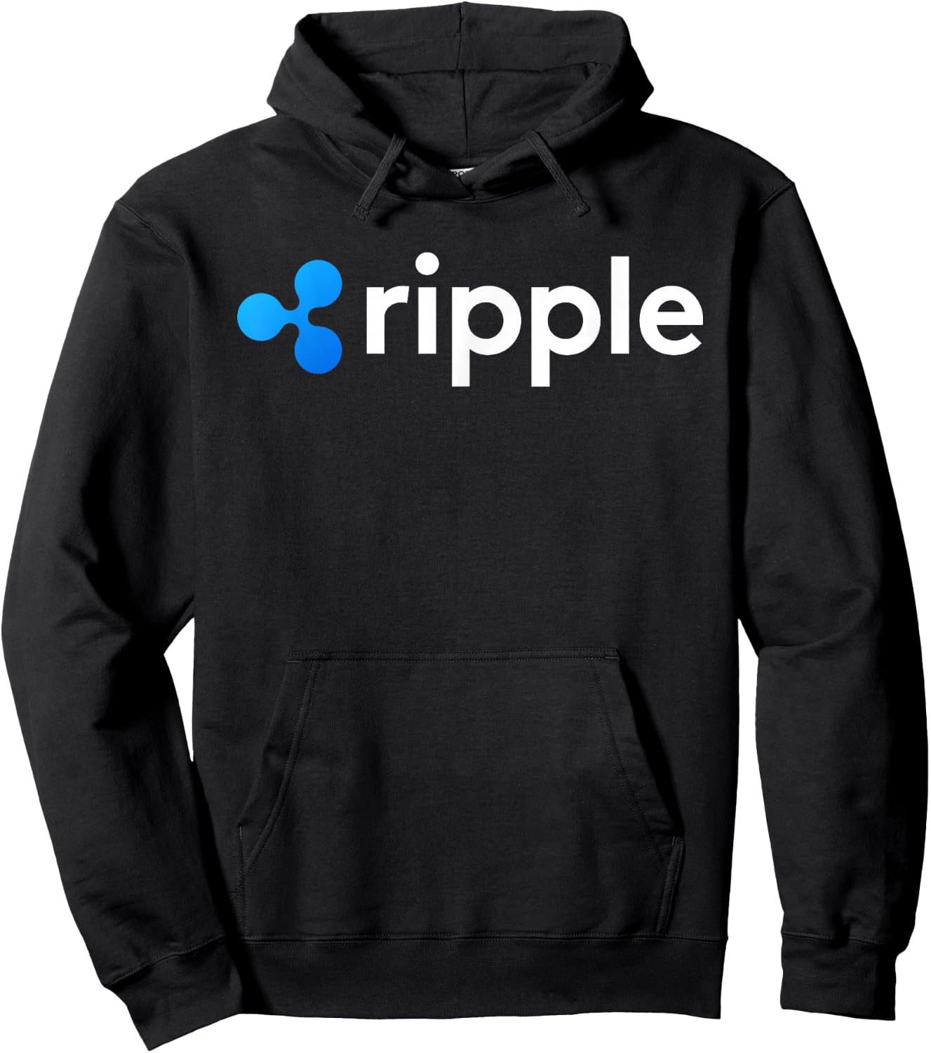 Ripple Logo Crypto XRP Coin Cryptocurrencies Hoodie - Hoodie | Black