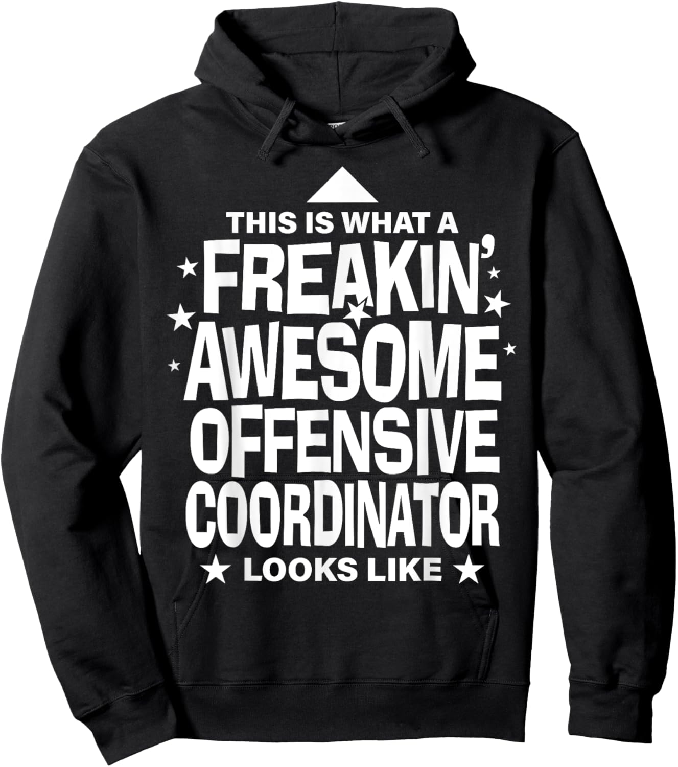 Freakin Awesome Offensive Coordinator Funny Football Hoodie - Hoodie | Black