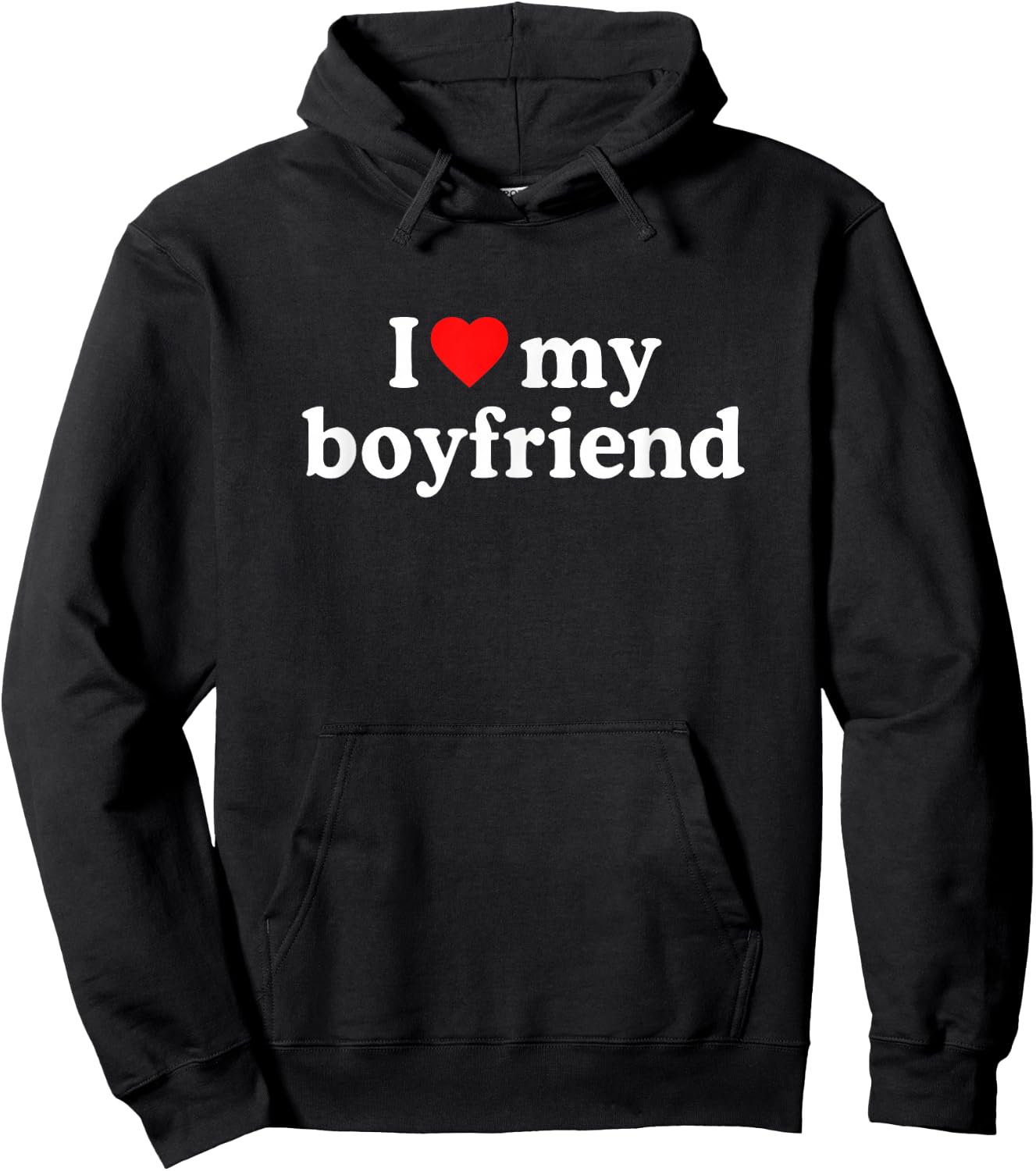 I Love My Boyfriend Shirt - I Heart My Boyfriend Hoodie - Hoodie | Black