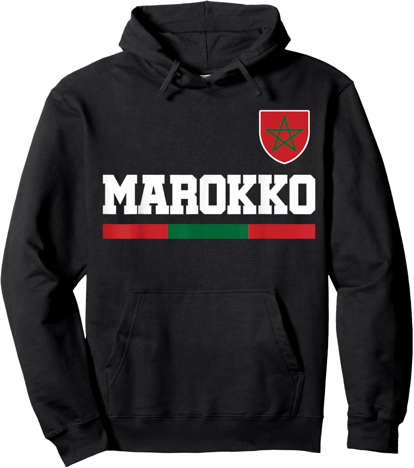 Marokko Geschenk Flagge Morocco Marokkaner Berber Nafri Hoodie - Hoodie | Black