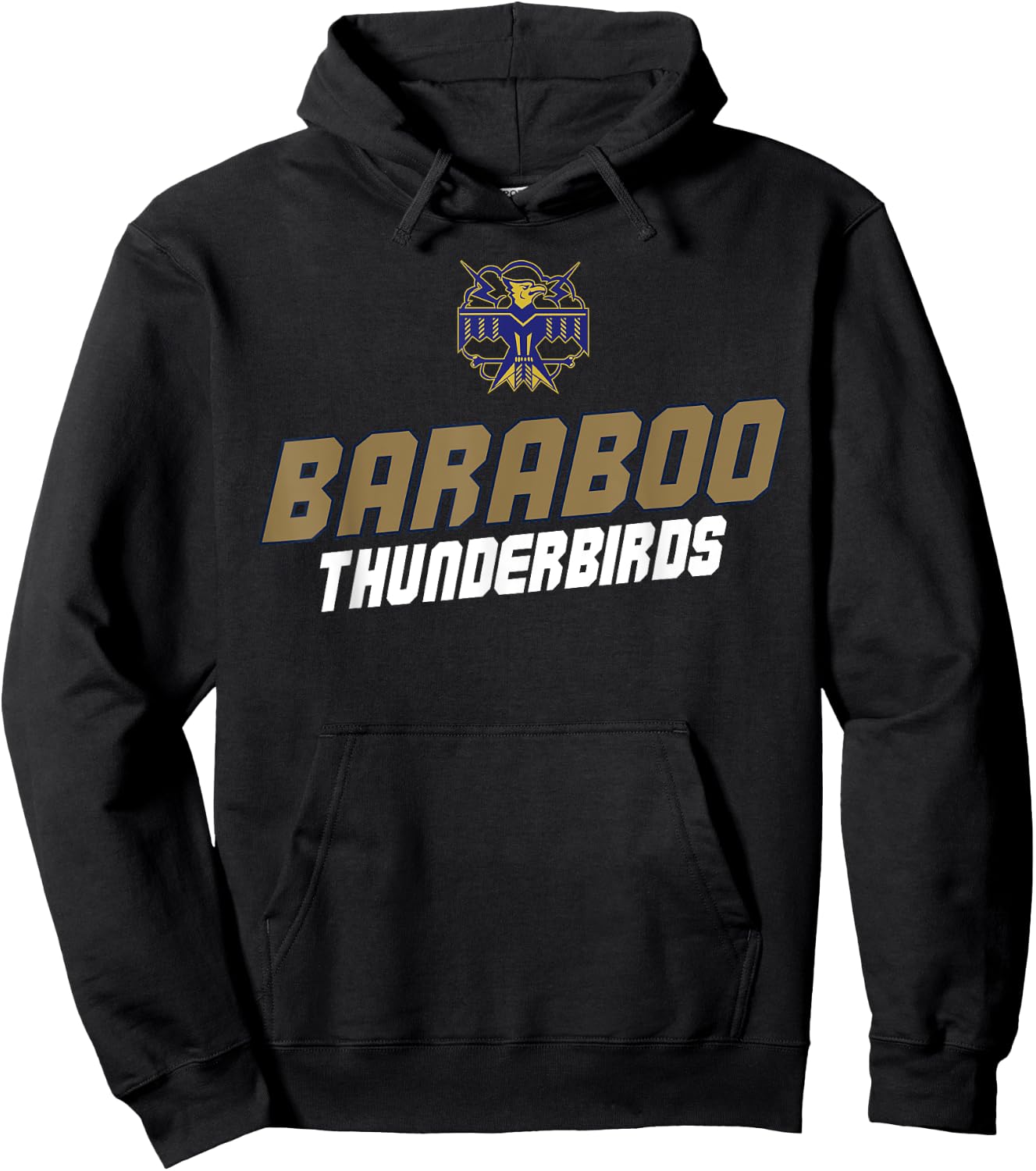 Baraboo High School Thunderbirds Hoodie - Hoodie | Black