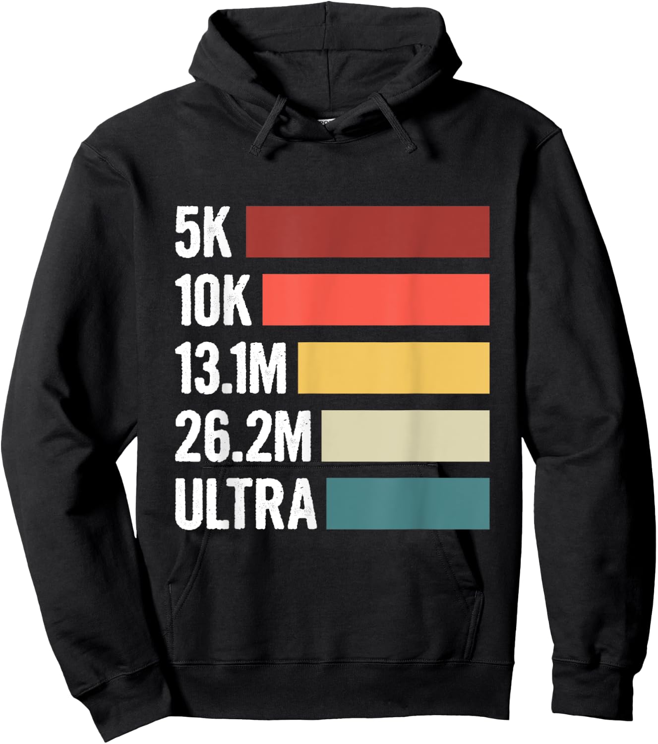 Ultramarathon Quote for a Ultra Marathon Runner Hoodie - Hoodie | Black