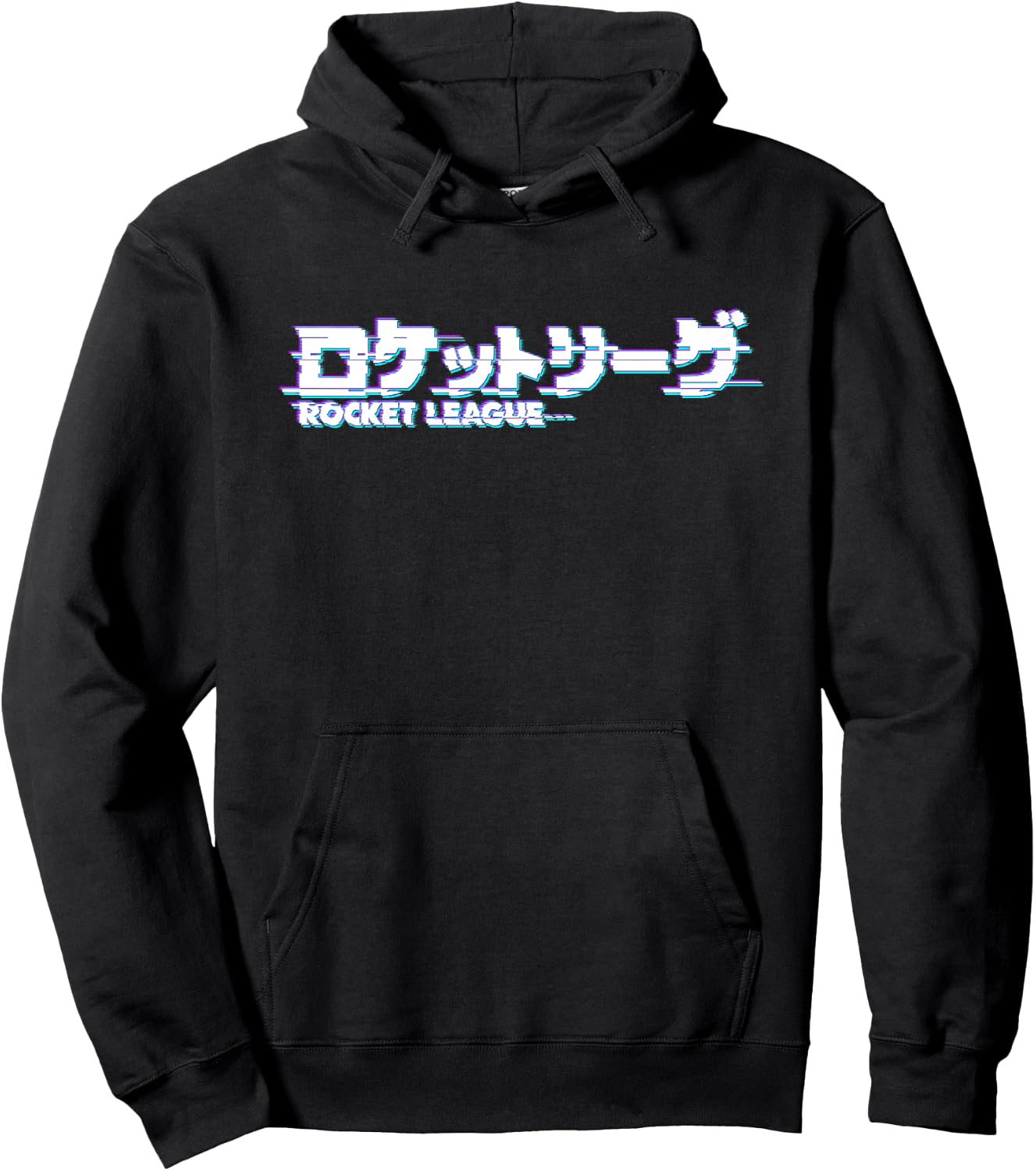 Kids Rocket League Light Tokyo Glitch Logo Kids , Black, 2 Hoodie - Hoodie | Black