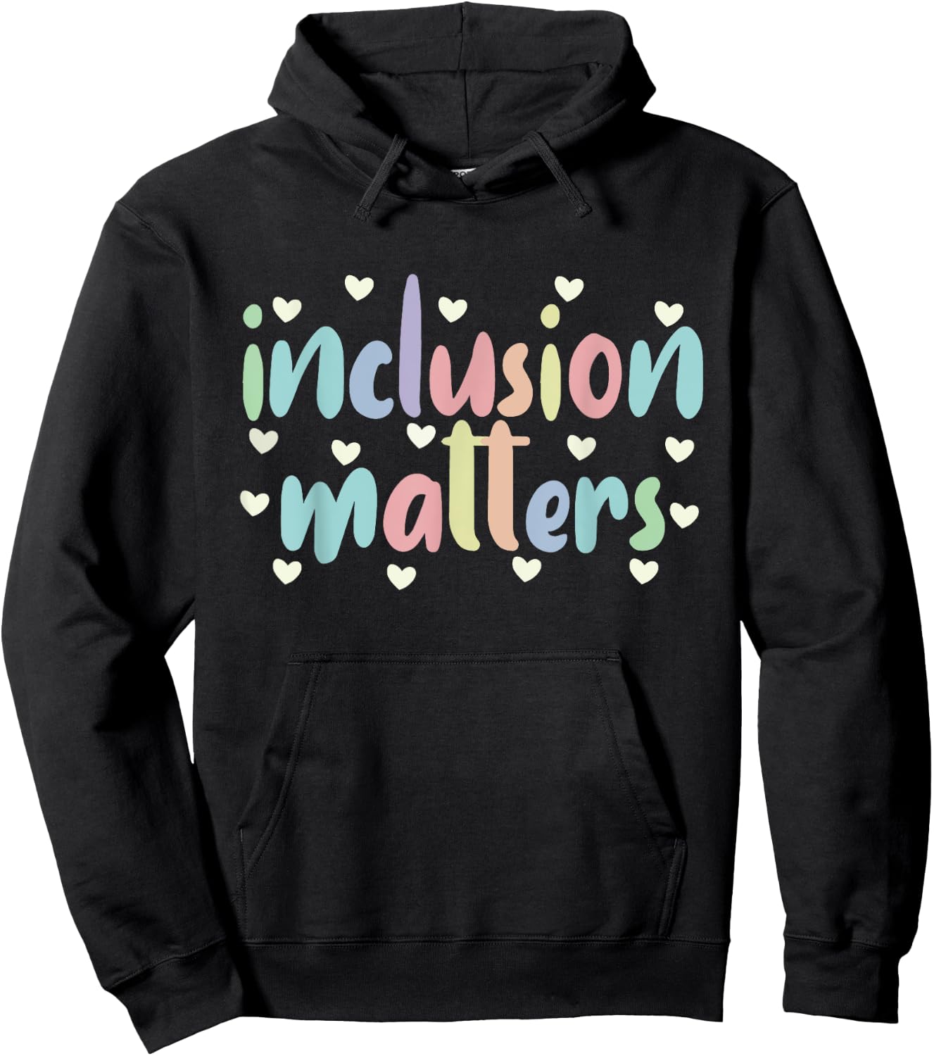 Special Education Teacher Autism Awareness Inclusion Matters Hoodie - Hoodie | Black