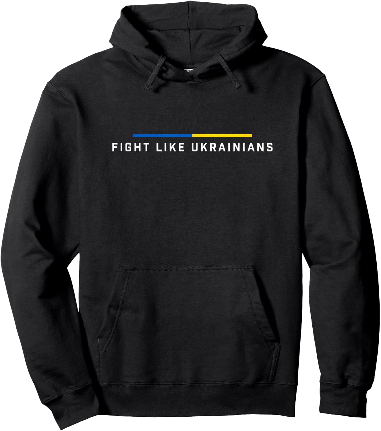 Fight Like Ukrainische Ukraine Flagge Support Hoodie - Hoodie | Black