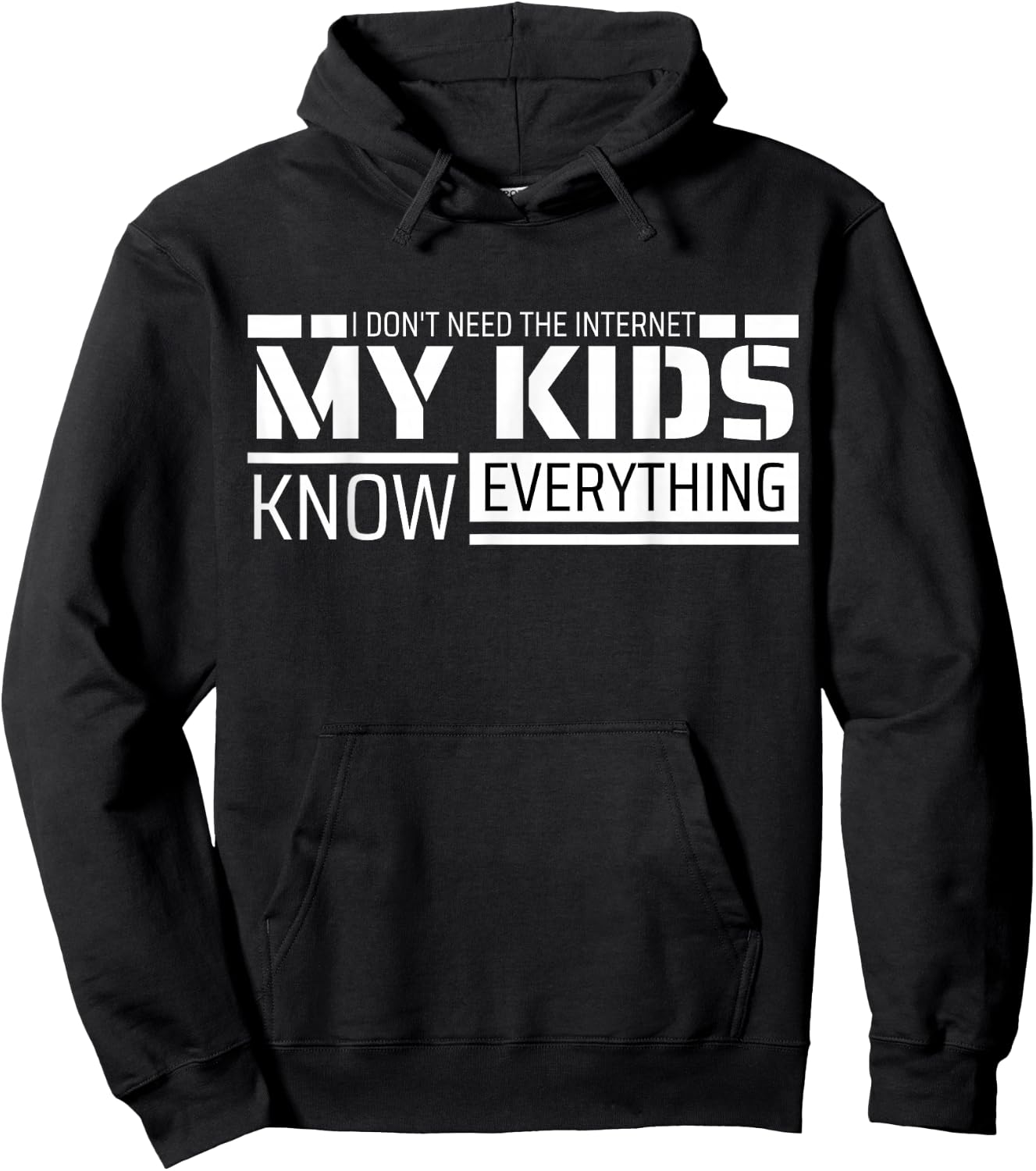 Funny Dad Shirt From Kids Men Funny Fathers Day Dad Hoodie - Hoodie | Black