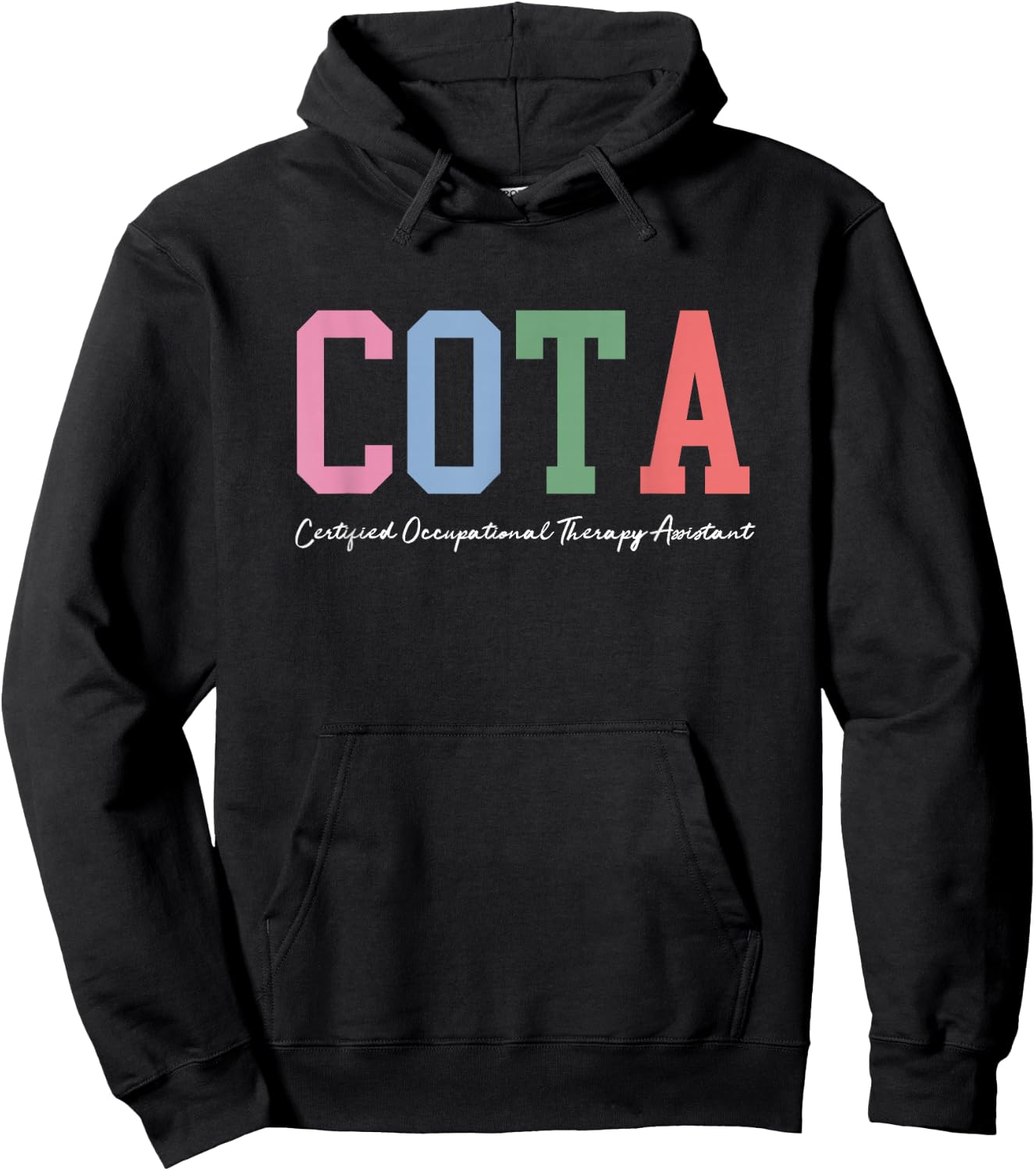 COTA Certified Occupational Therapy Assistant Therapist Hoodie - Hoodie | Black