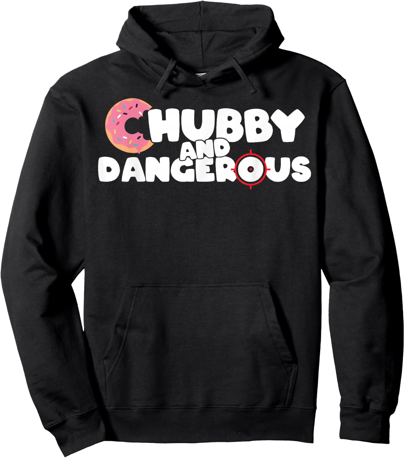 Donut Chubby And Dangerous Hoodie - Hoodie | Black