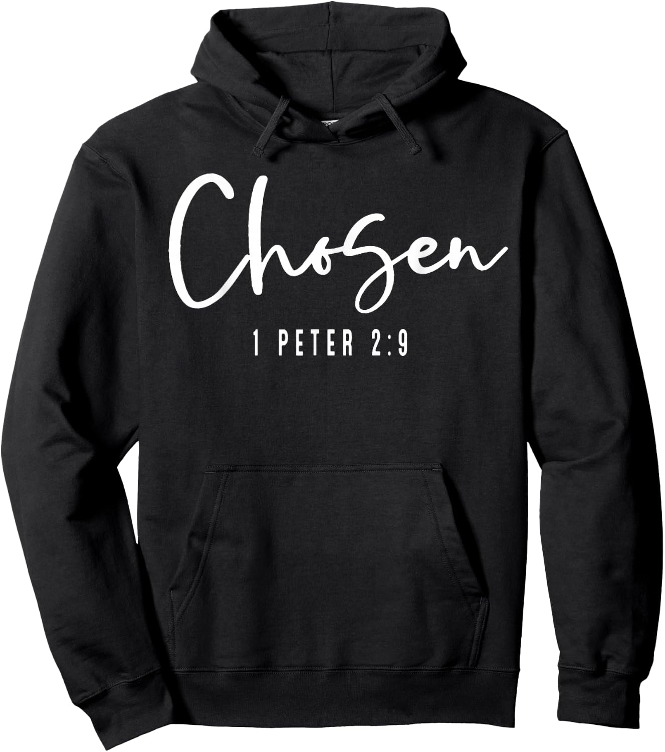 Chosen 1 Peter 2:9 Chosen Christian Hoodie - Hoodie | Black