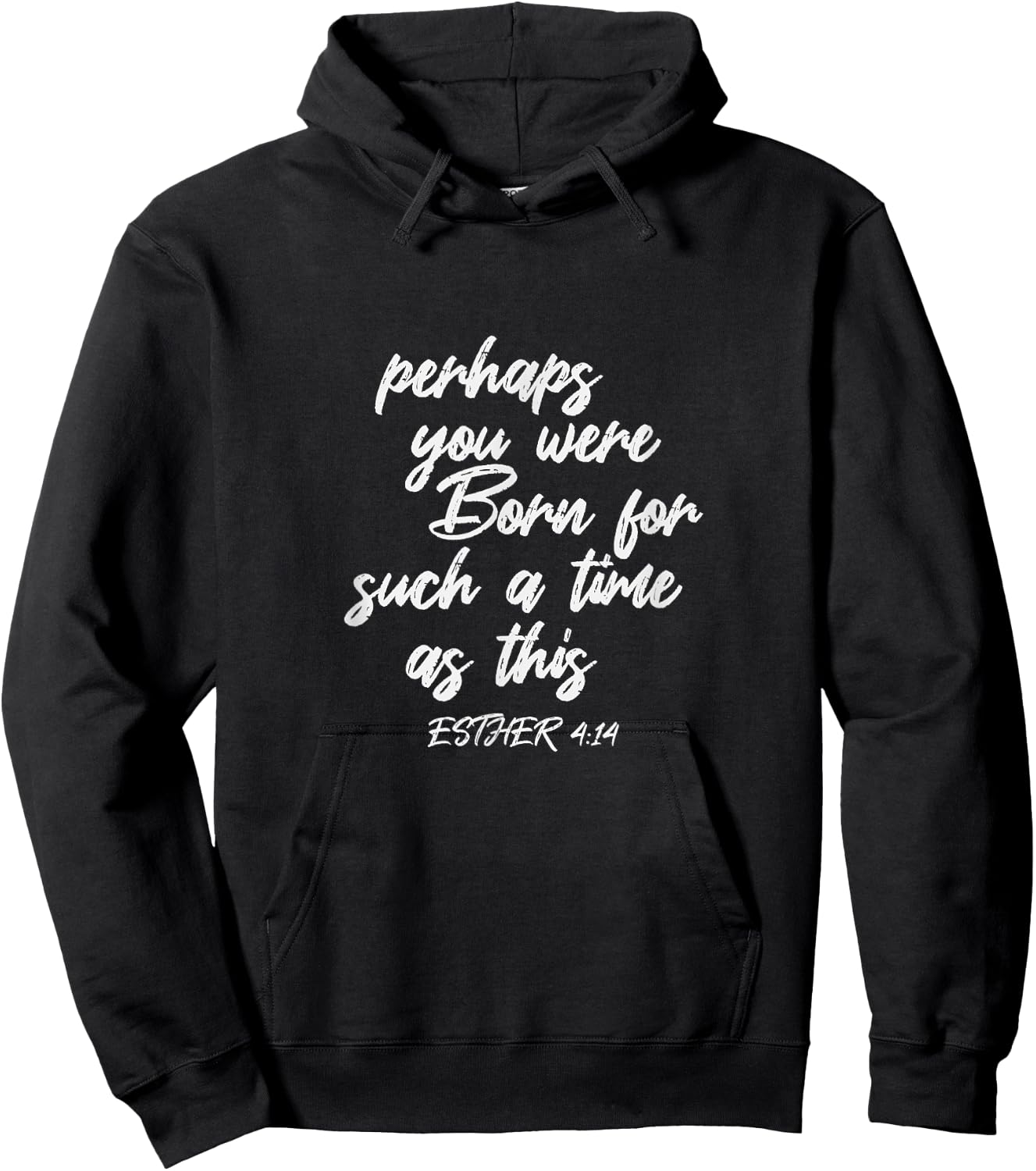 Esther 4:14 Bible Verse Cool Religion Faith Christian Gift Hoodie - Hoodie | Black