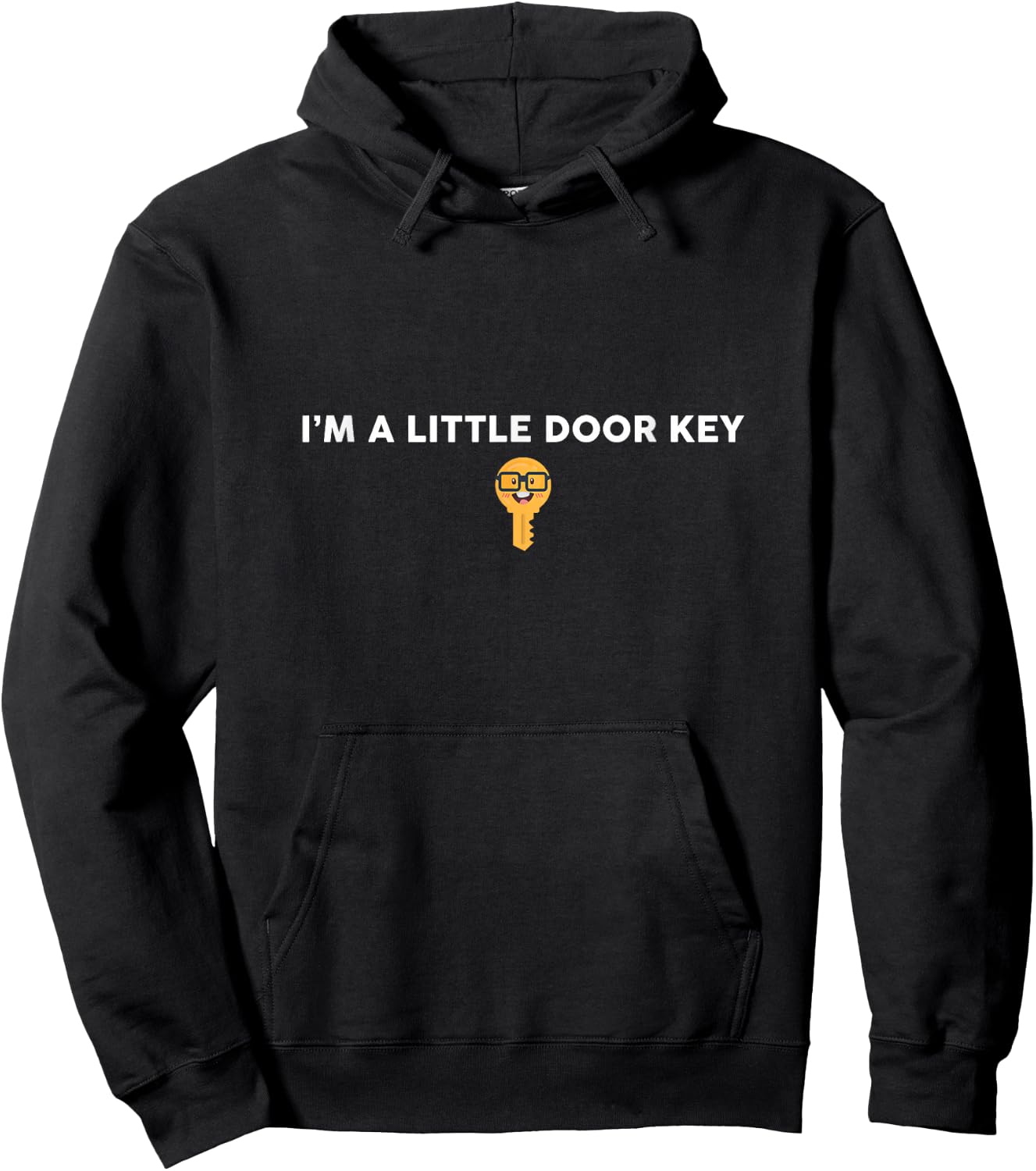 I'm A Little Door-Key Dorky Funny Shirts For Kids Pun Hoodie - Hoodie | Black