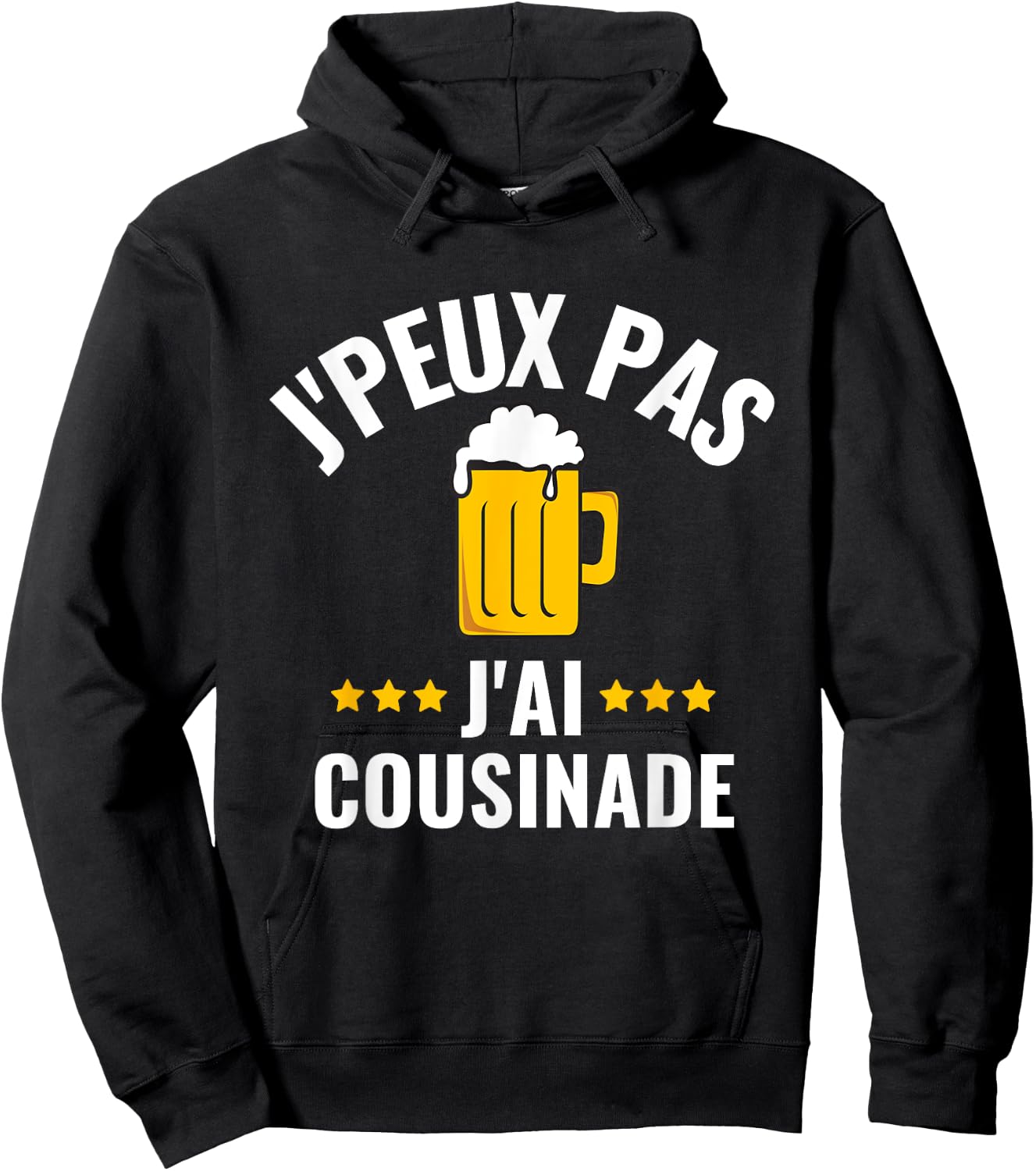J'peux Pas J'ai Cousinade Funny Cousines , Black, S Hoodie - Hoodie | Black