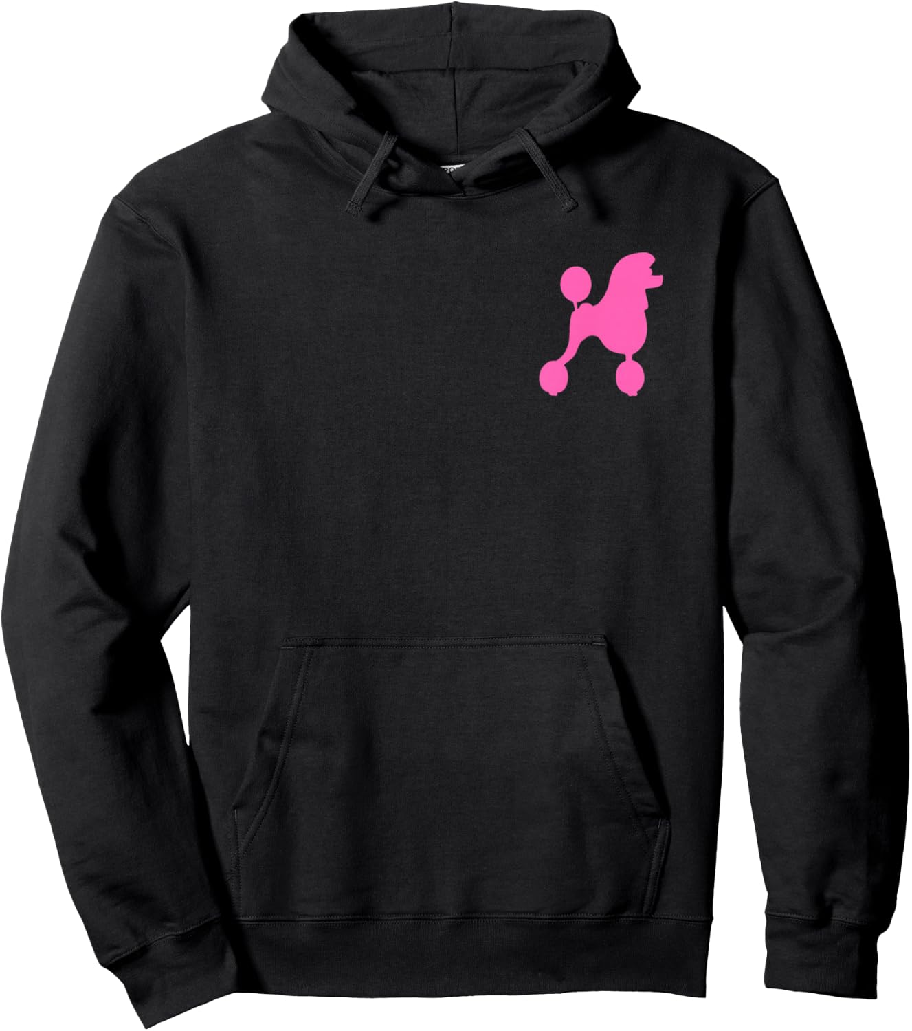 Poodle Skirt Hot Pink Sock Hop 1950's Costume Hoodie - Hoodie | Black
