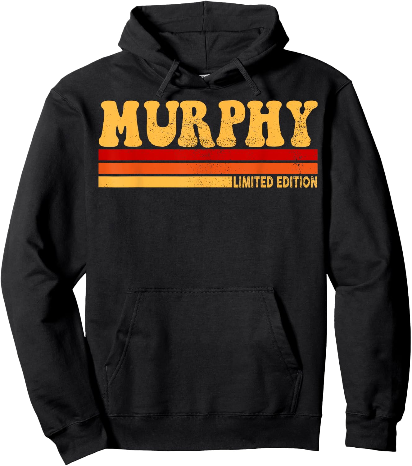 Murphy Name Personalized Cute Idea Women Vintage Murphy Hoodie - Hoodie | Black