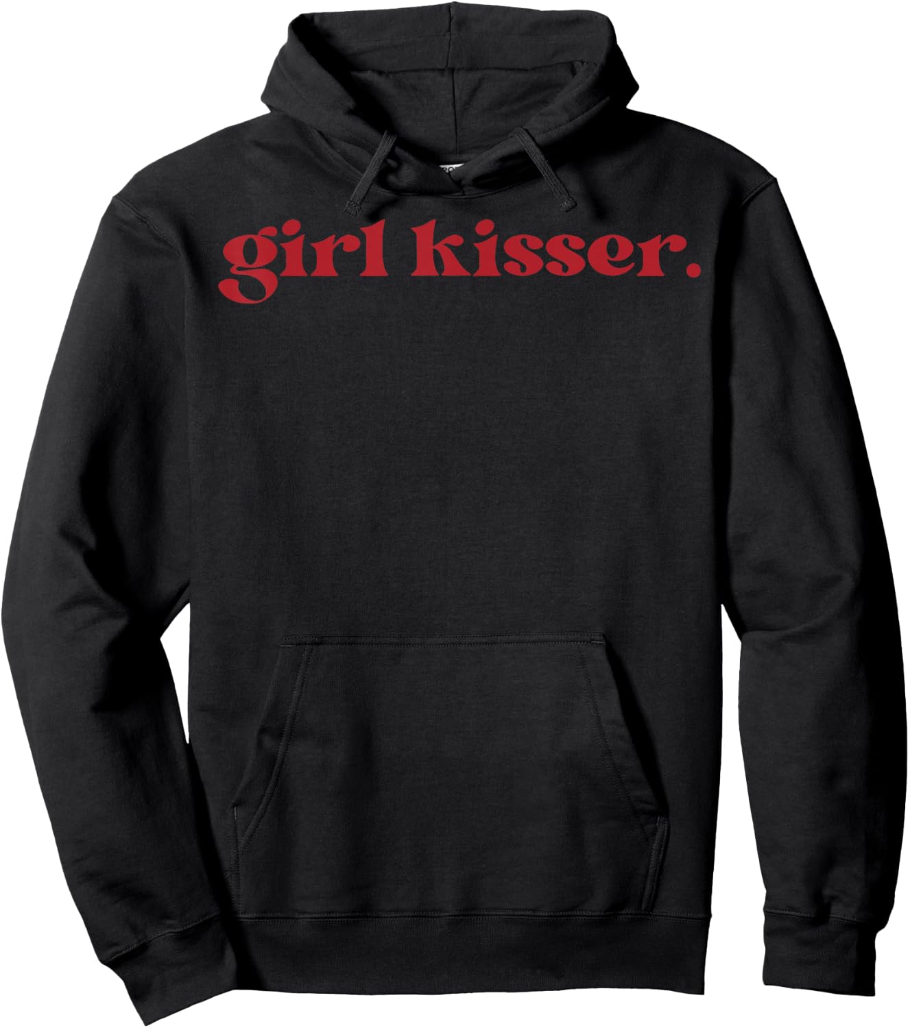 Girl Kisser Lesbian LGBT Gay Bisexual Trans Pride Pansexual Hoodie - Hoodie | Black
